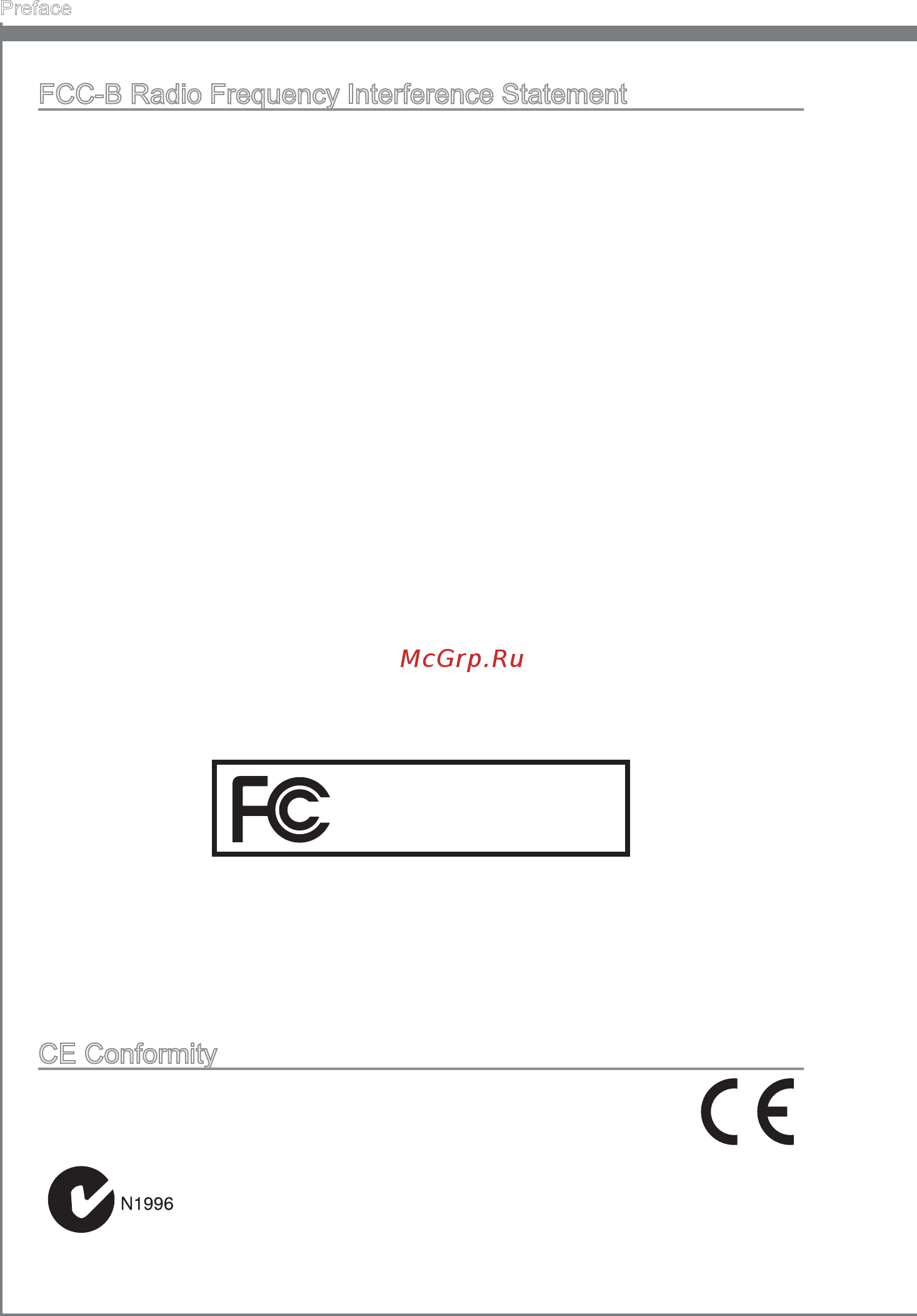 MSI B75A-G43 GAMING [4/164] Fcc b radio frequency interference statement