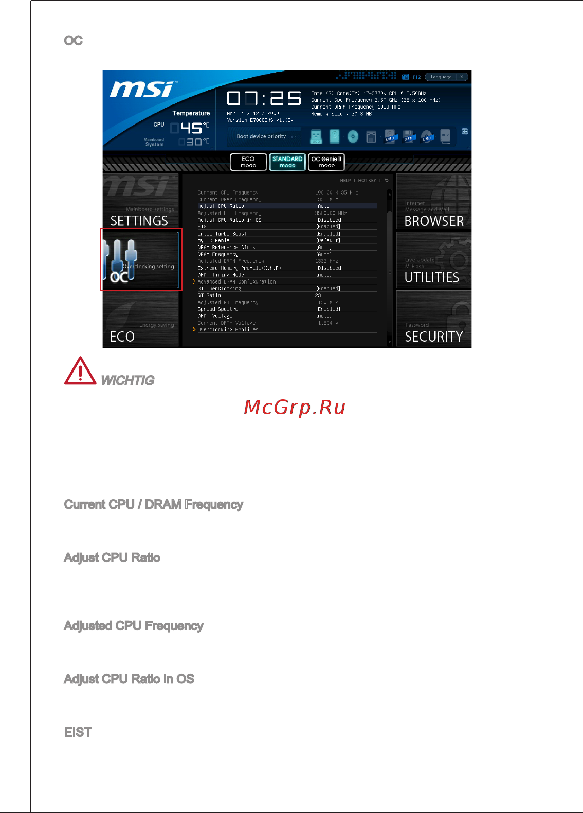 MSI B75MA-P33 [100/204] Adjustcpu ratio in os