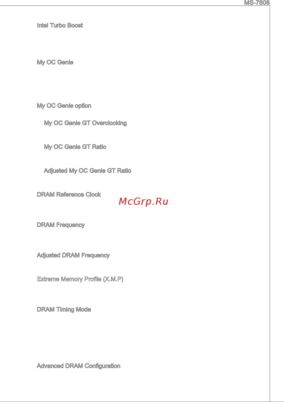 MSI B75MA-P33 [125/204] Adjusted dram frequency