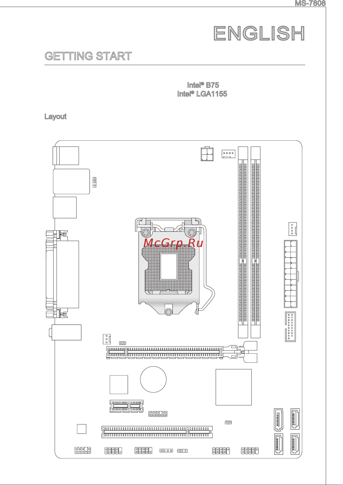 MSI B75MA-P33 [13/204] Getting start