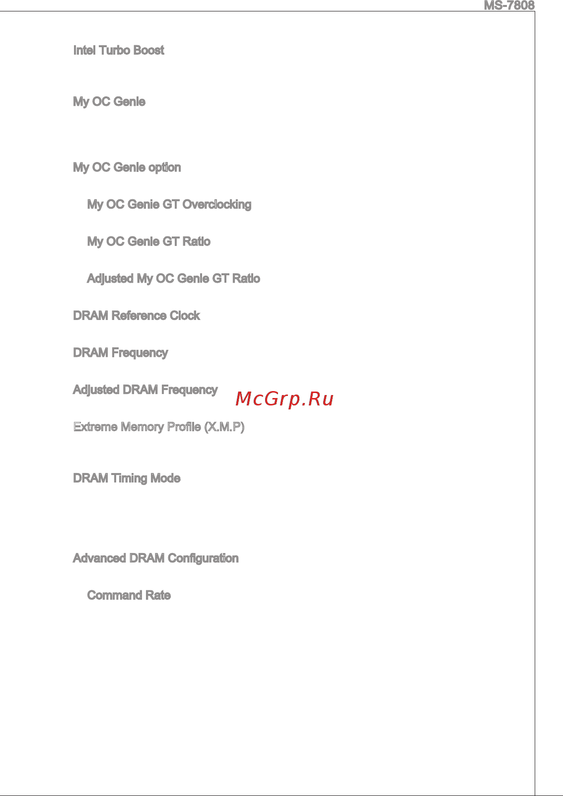 MSI B75MA-P33 [173/204] Adjusted dram frequency
