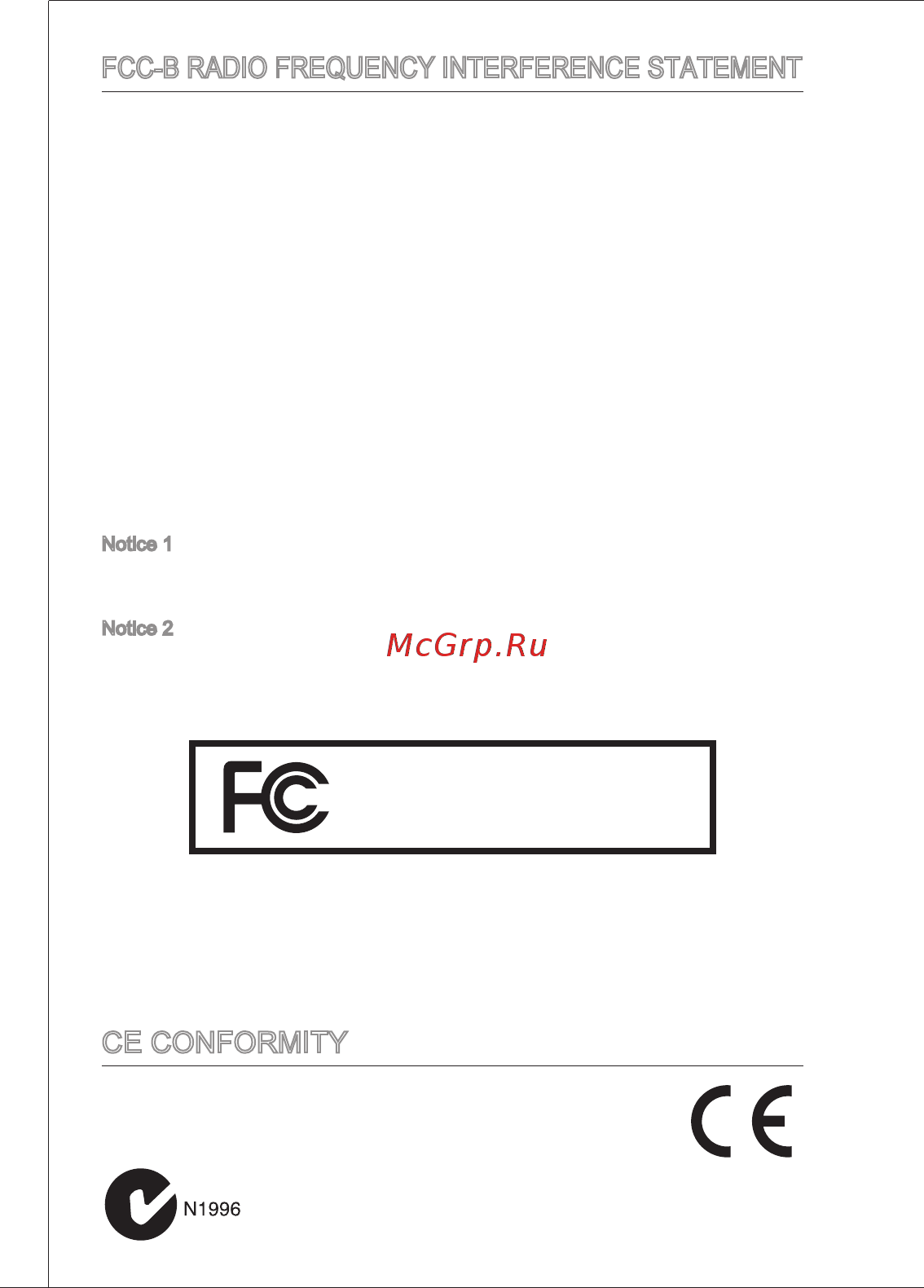 MSI B75MA-P33 [4/204] Ce conformity