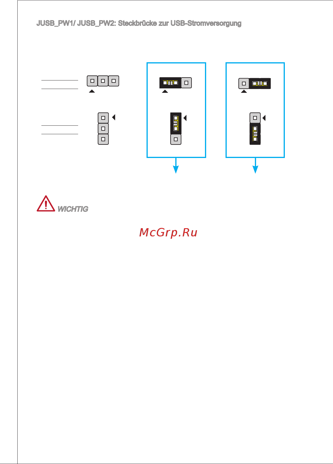 MSI B75MA-P33 [96/204] Jusb pw1 jusb_pw2 steckbrücke zur usb stromversorgung