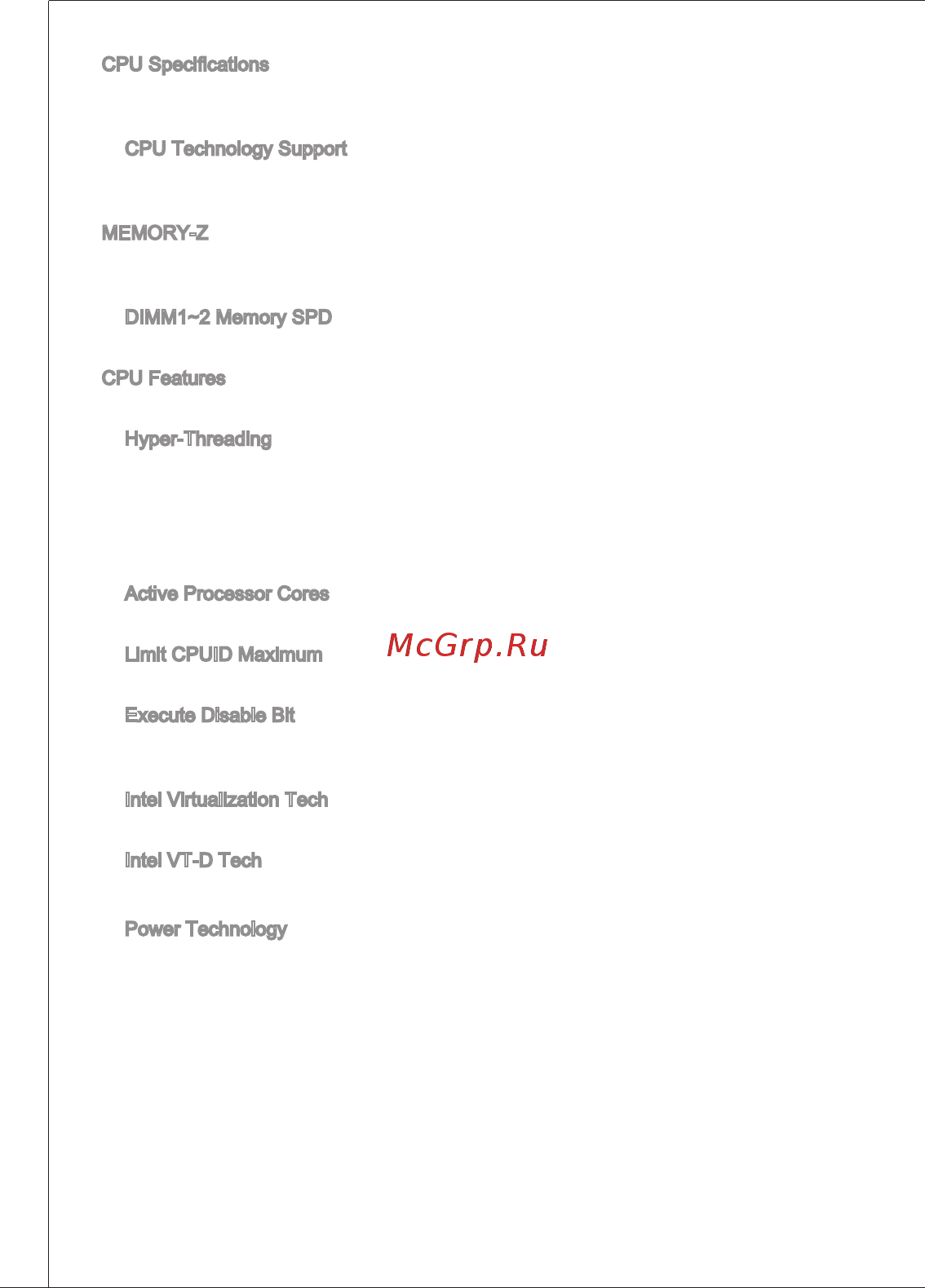 MSI B75MA-E33 [174/203] Umit cpuid maximum