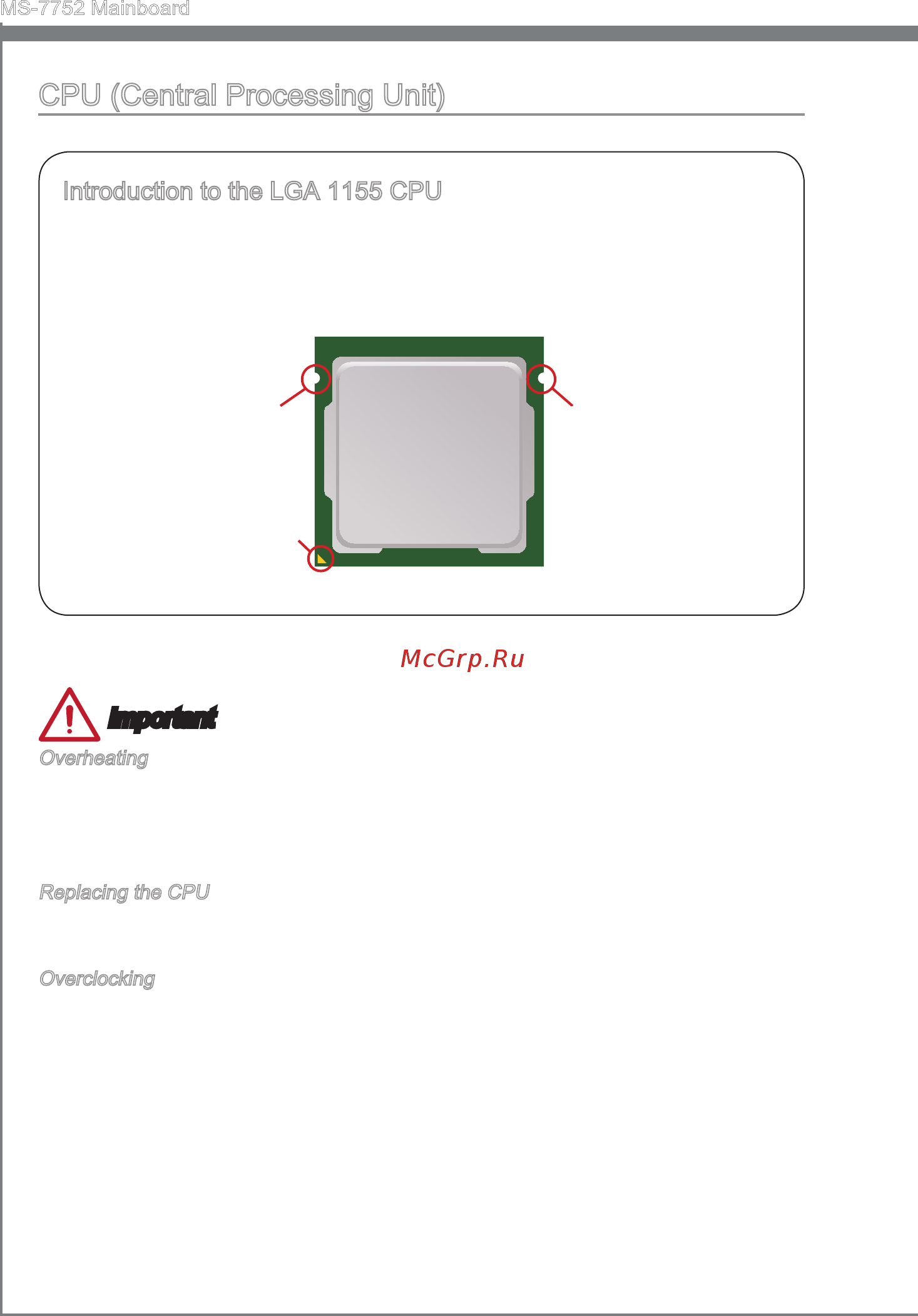 MSI Z77A-G45 THUNDERBOLT [20/180] Cpu central process ng un t