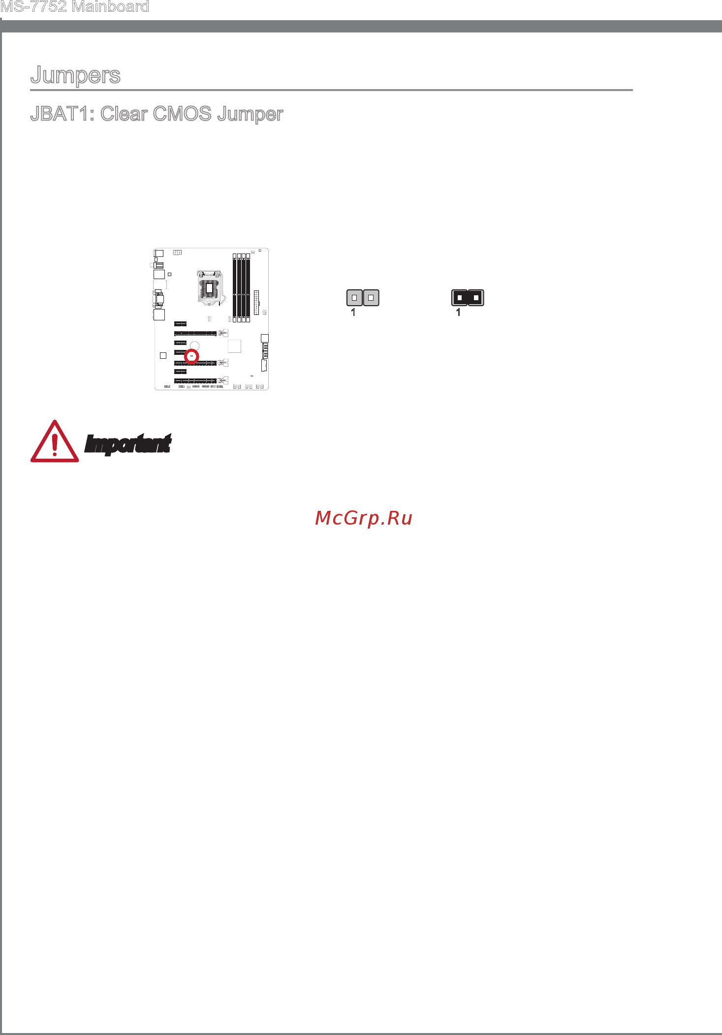 MSI Z77A-G45 THUNDERBOLT [38/180] Jbat1 clear cmos jumper