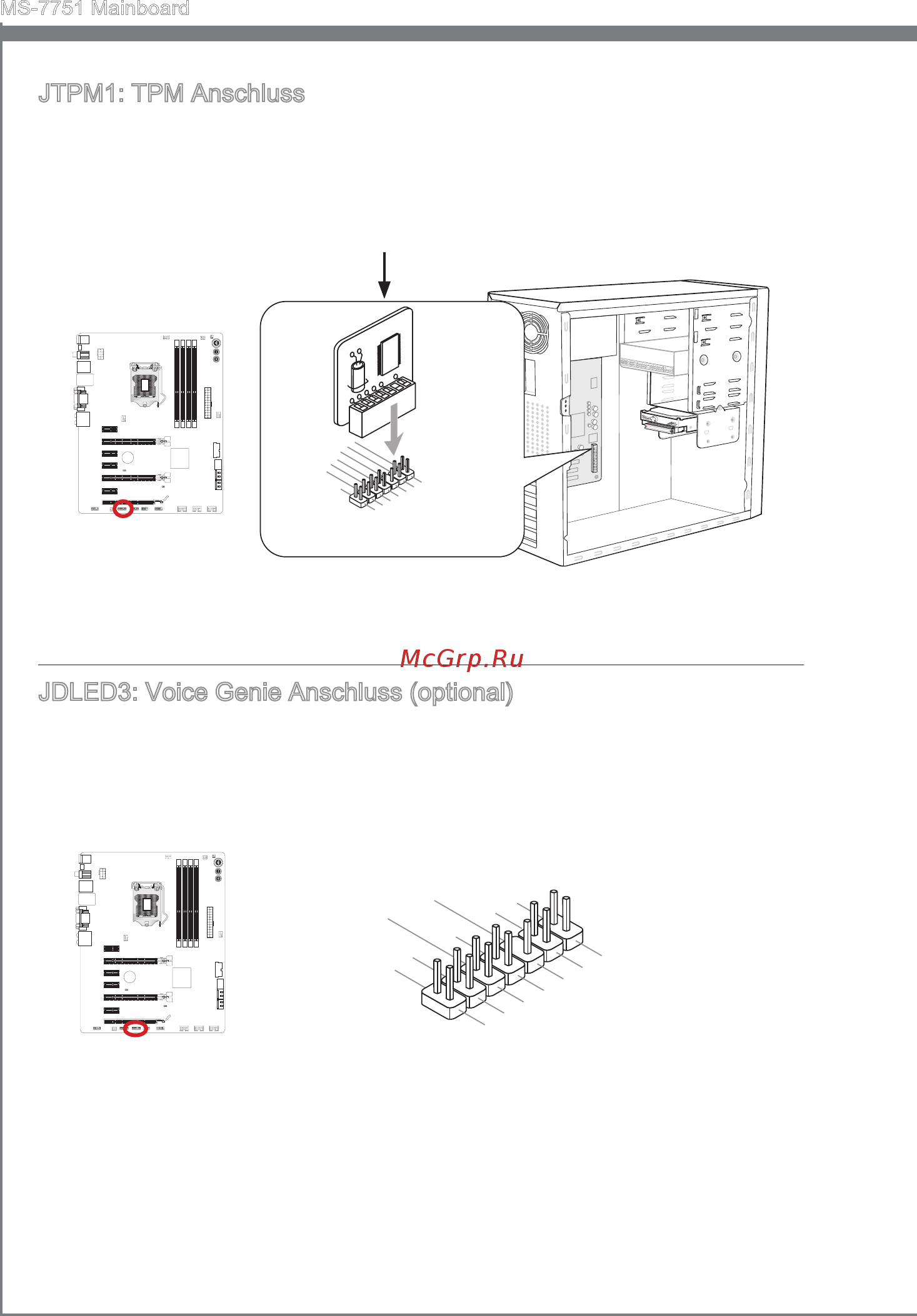 MSI Z77A-GD55 [72/174] Jdled3 vo ce gen e anschluss opt onal