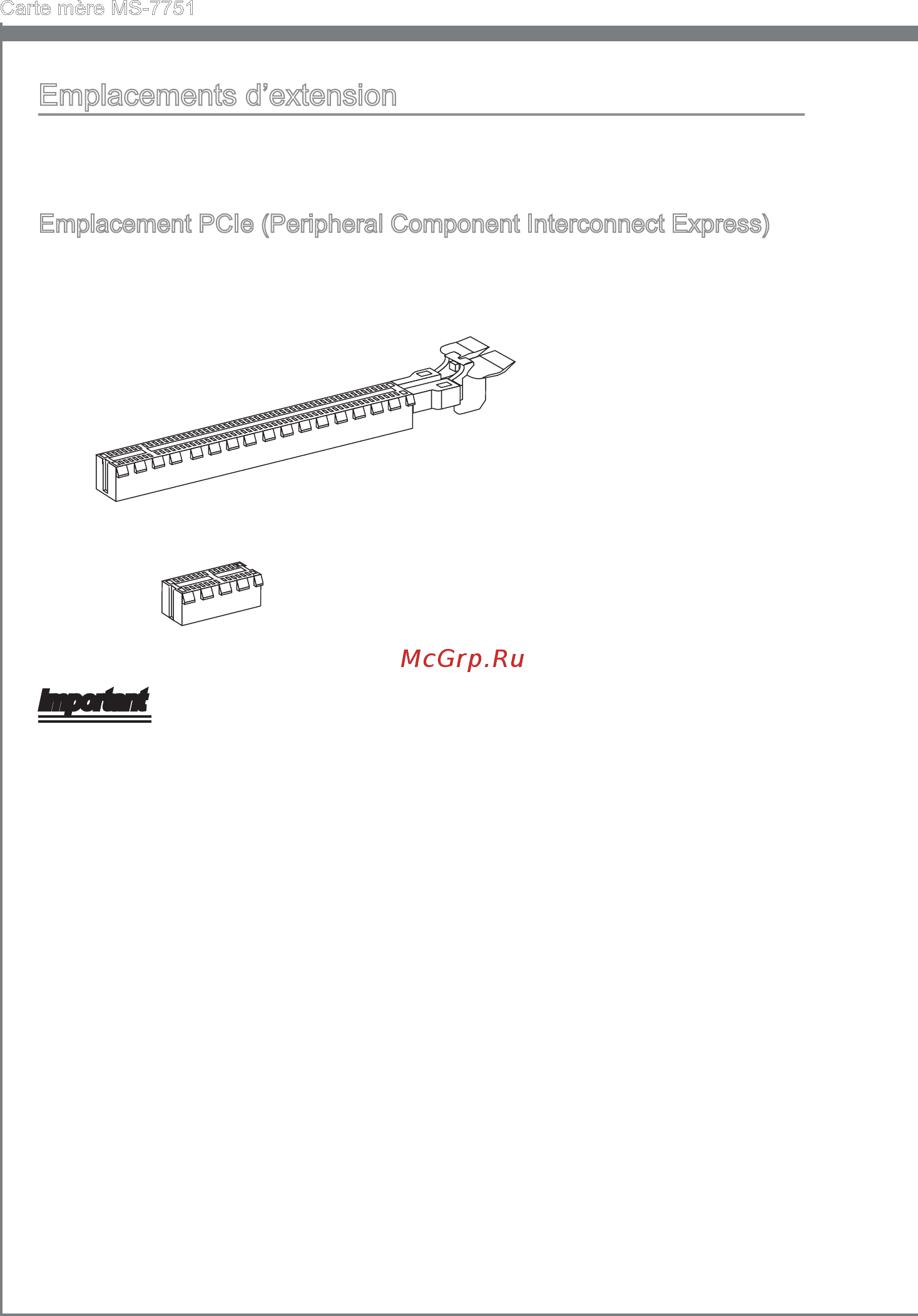 MSI Z77A-GD65 [112/182] Emplacements d extension