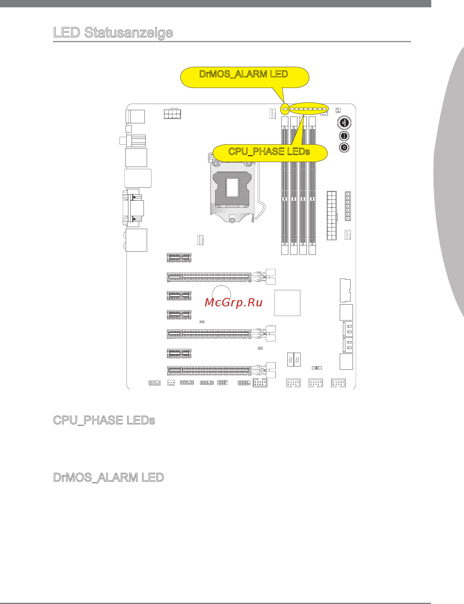 MSI Z77A-GD65 [81/182] Led statusanzeige
