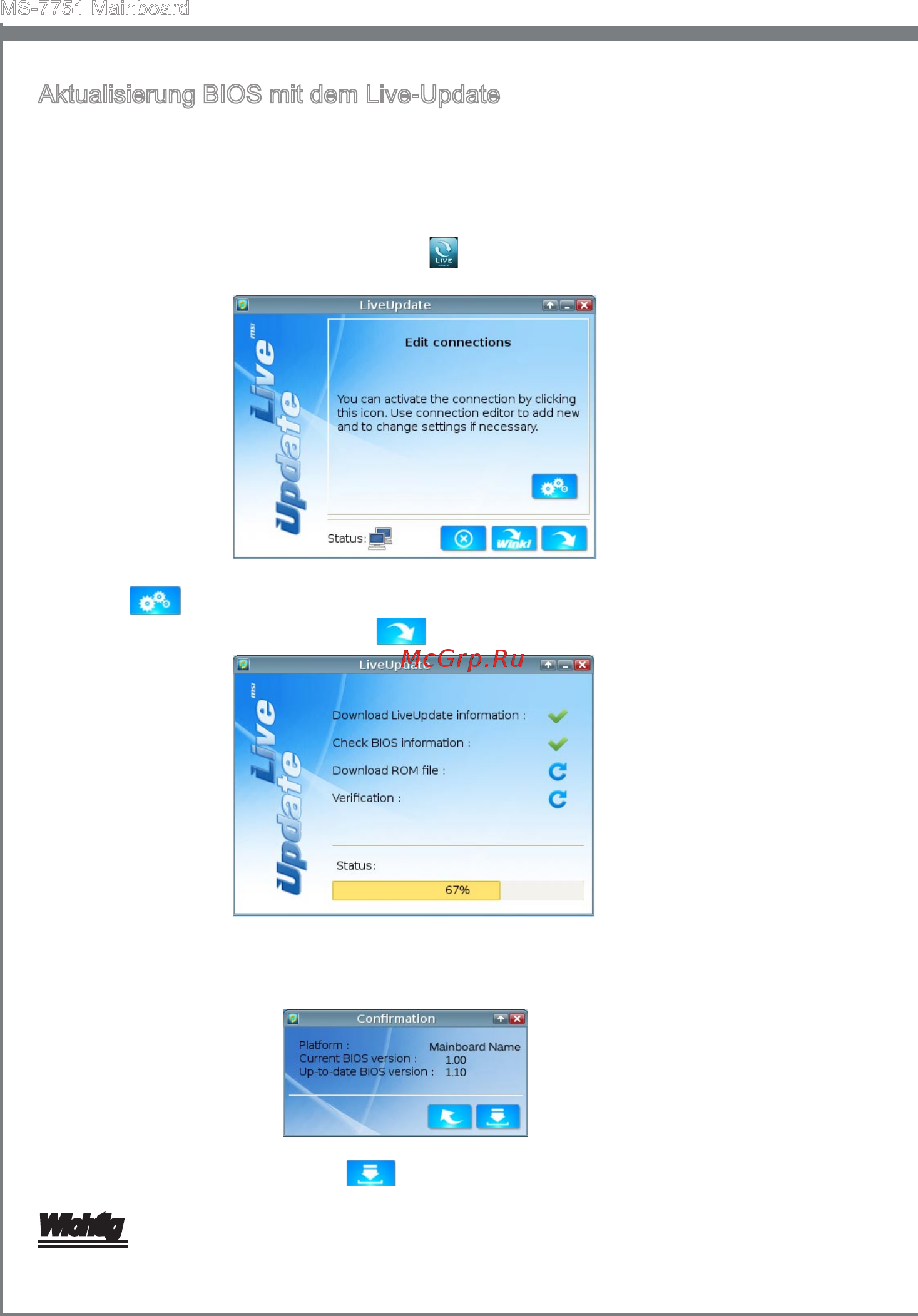 MSI Z77A-GD65 [94/182] Aktual s erung bios m t dem l ve update