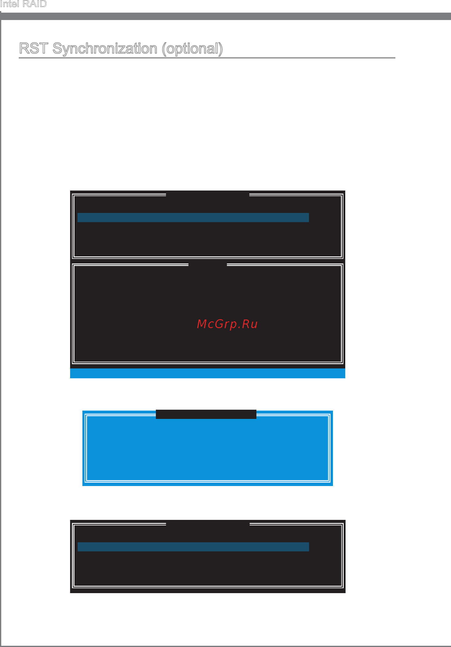MSI Z77A-GD80 [96/100] Rst synchron zat on opt onal