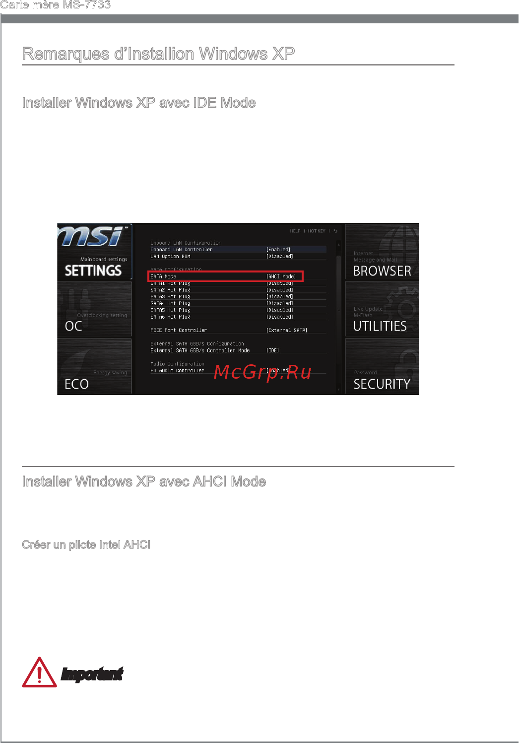 MSI Z77IA-E53 Инструкция по эксплуатации онлайн [128/170] 101249