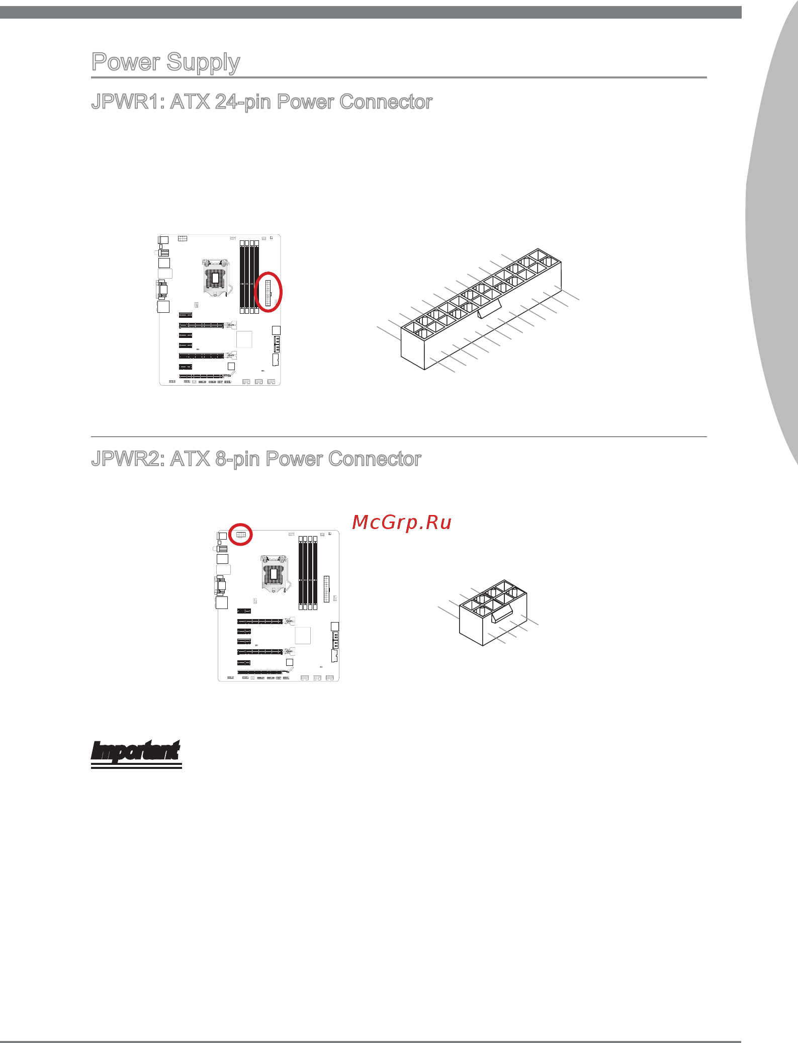 MSI Z77A-G45 [23/164] Power supply