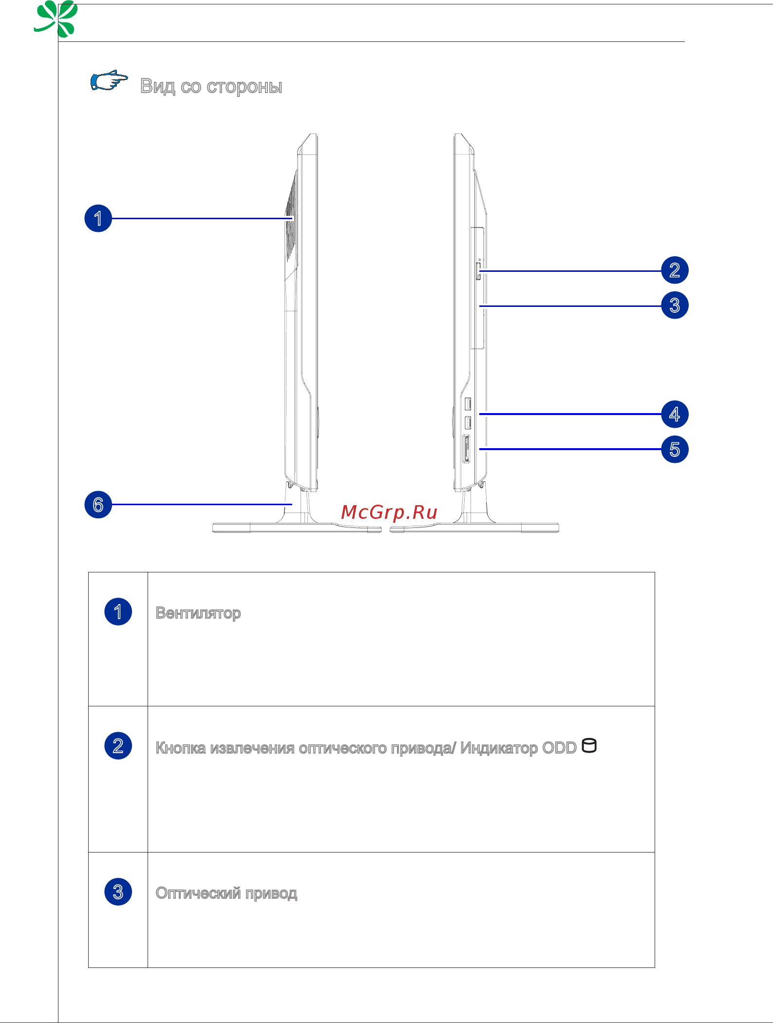 MSI WIND TOP AP1920 [20/61] Вид со стороны