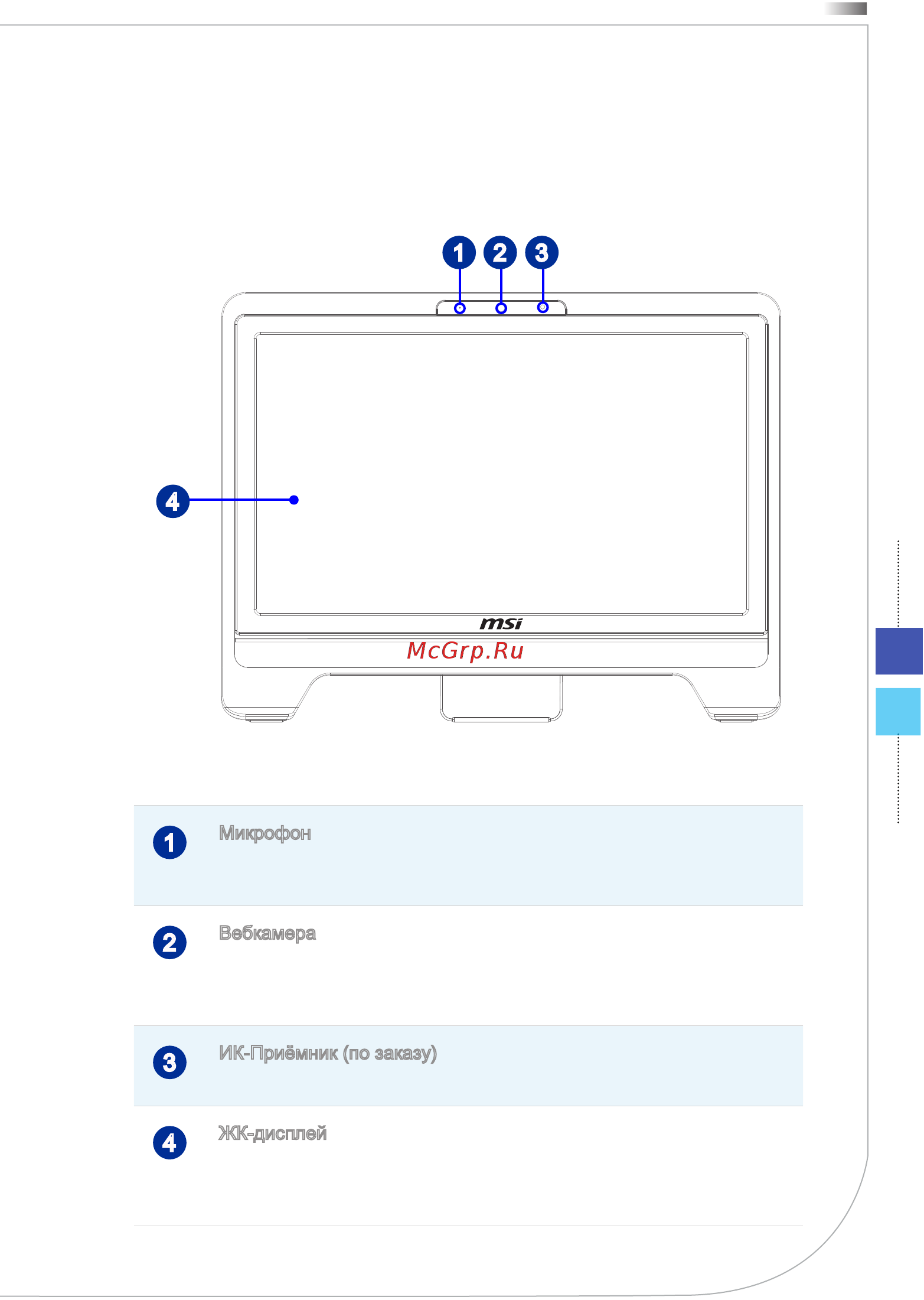 MSI WIND TOP AE2071 [15/54] Сводная информация