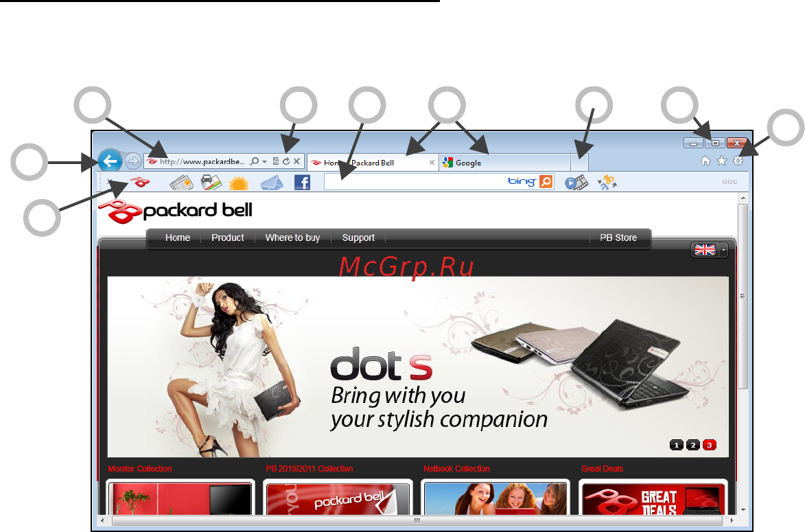 Packard Bell DOT SC [1420/2279] 6 5 4 3