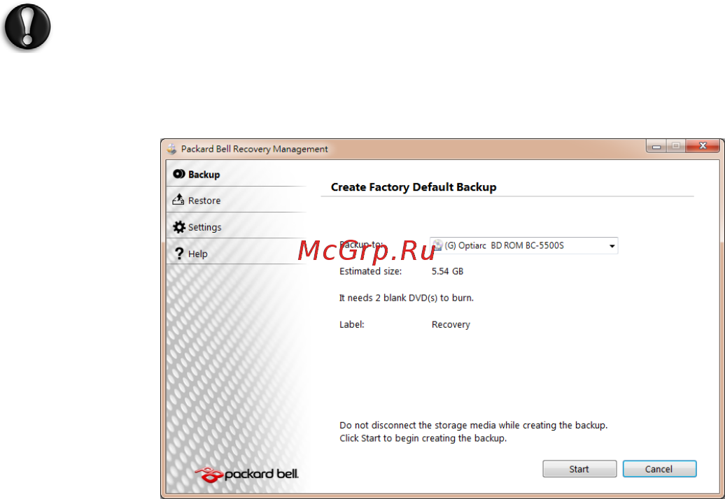 Packard Bell DOT SC Инструкция по эксплуатации онлайн [1564/2279] 106214
