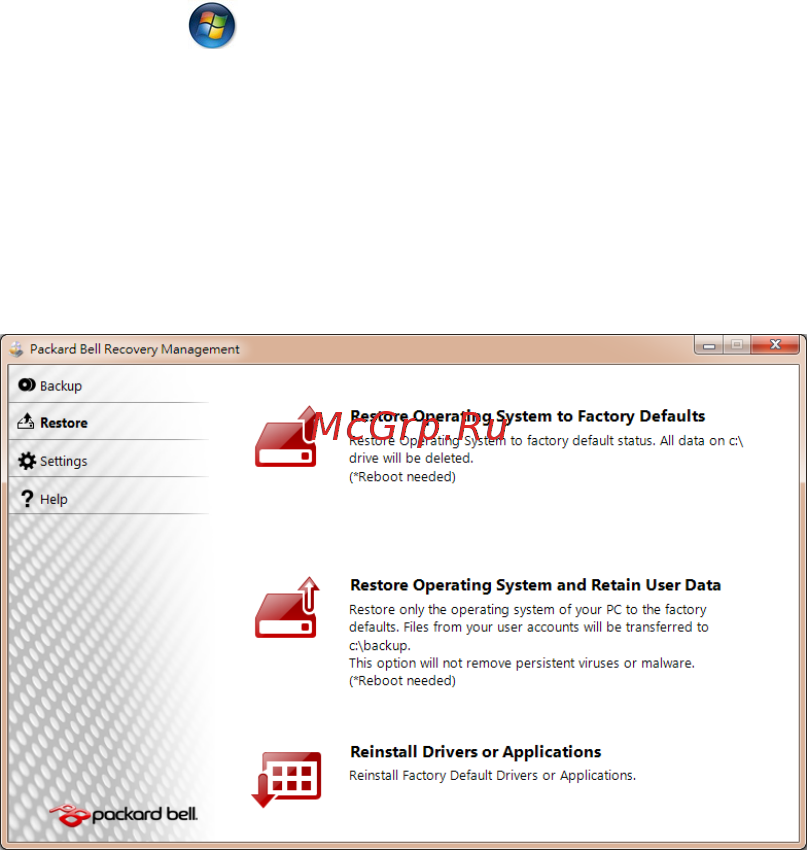Packard Bell DOT SC Инструкция по эксплуатации онлайн [1569/2279] 106214
