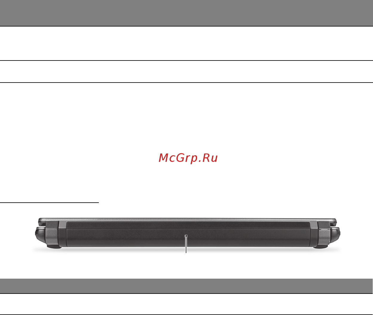 Packard Bell DOT SC [2067/2279] Πίσω πλευρά