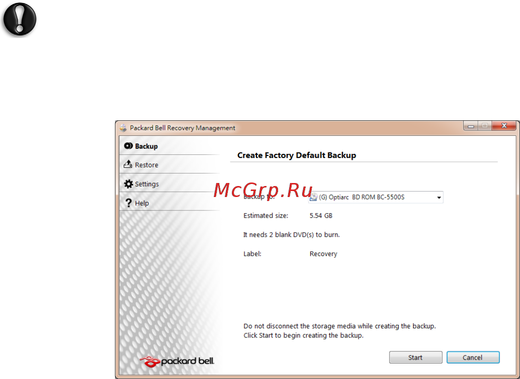 Packard Bell DOT SC Инструкция по эксплуатации онлайн [2142/2279] 106214