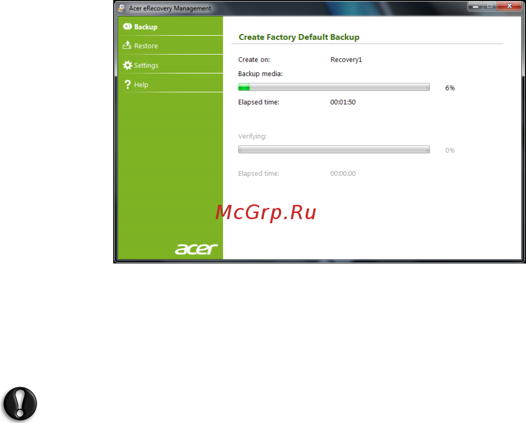 Acer ASPIRE M5-481G Инструкция по эксплуатации онлайн [48/104] 107361