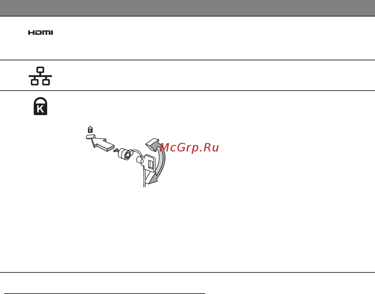 Acer ASPIRE M5-481TG [29/104] Сведения об интерфейсе usb 3