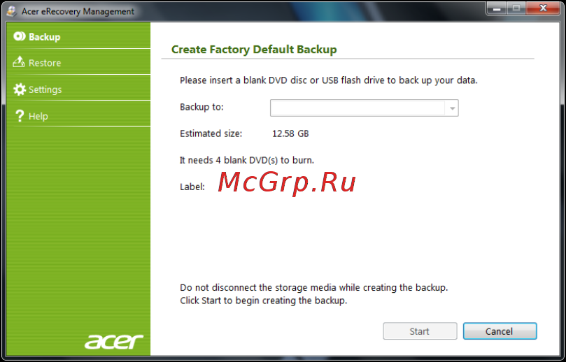 Acer ASPIRE M5-481TG Инструкция по эксплуатации онлайн [47/104] 107367