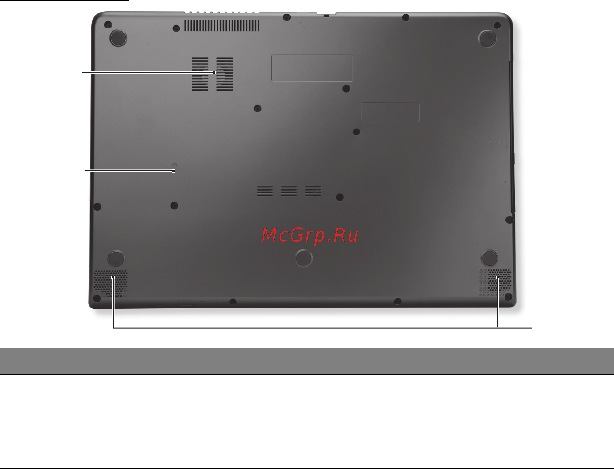 Acer ASPIRE M5-581G [32/105] Вид снизу