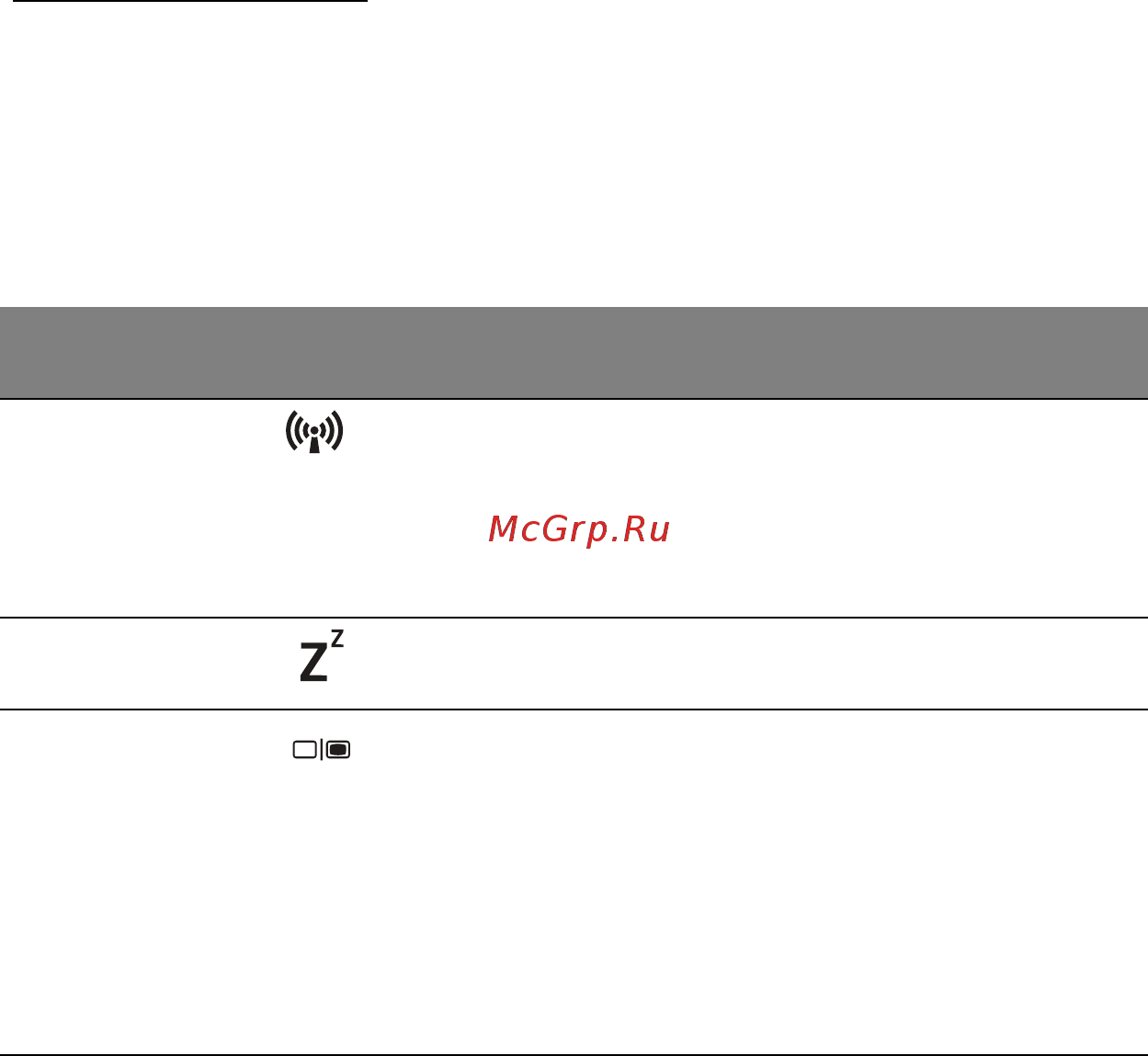 Acer ASPIRE M5-581G [39/105] Горячие клавиши