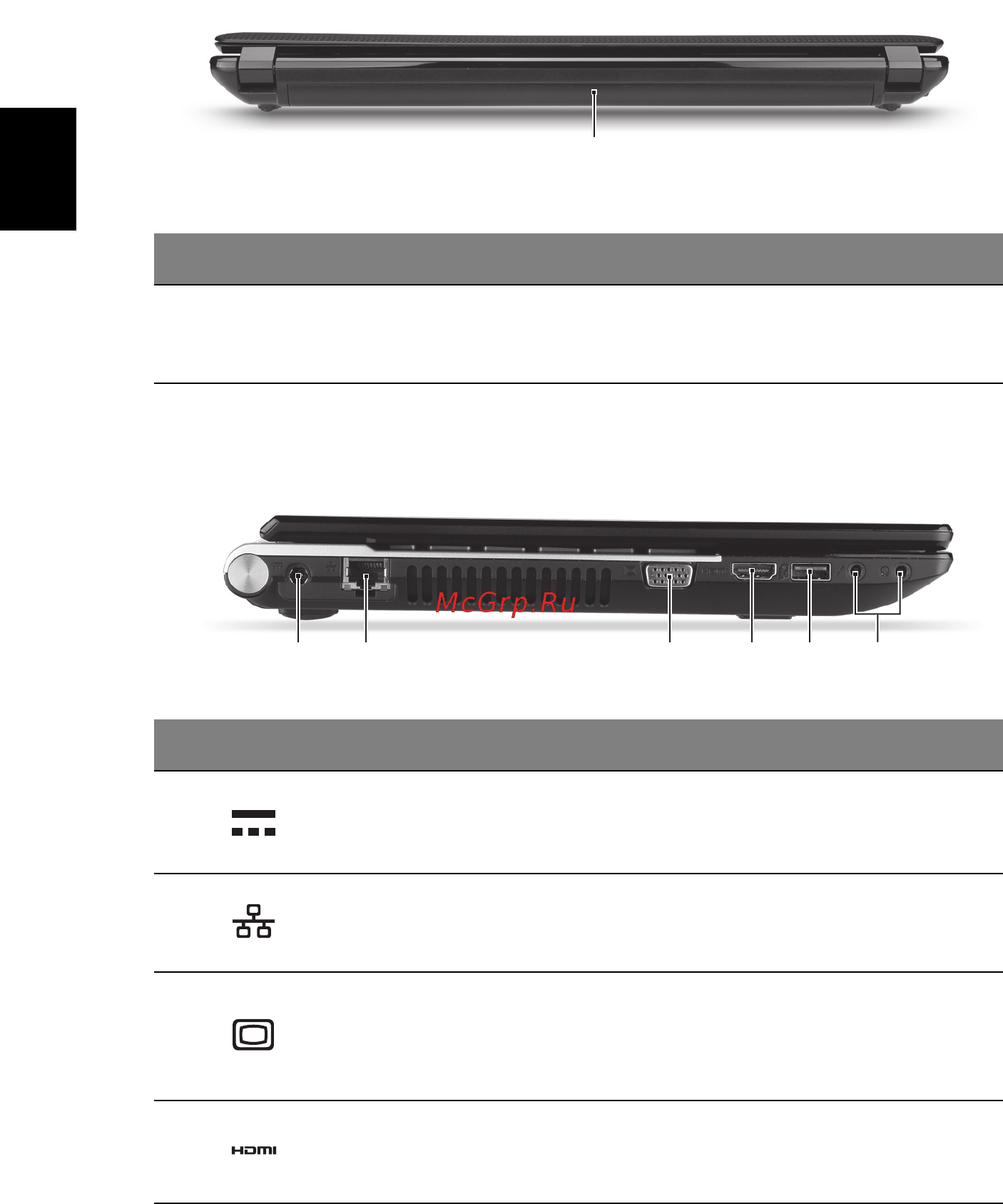 Acer ASPIRE V3-471 [8/11] 6 1 3 5 4