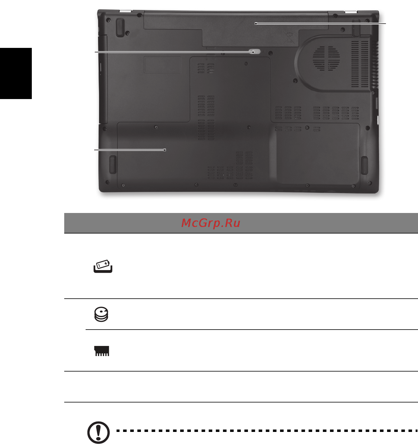 Acer ASPIRE V3-731 [10/11] Вид снизу