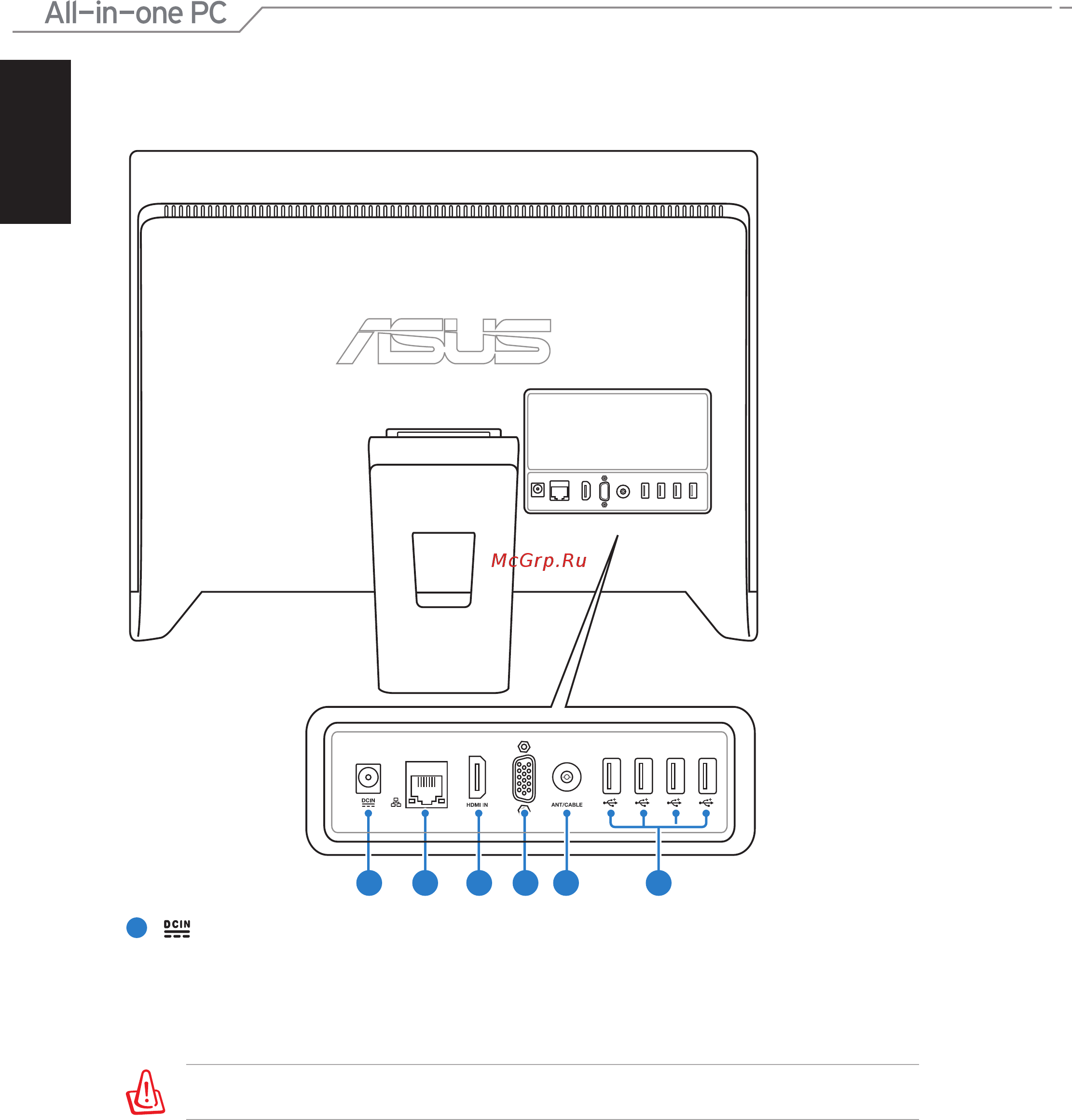 Asus ET2400XVT [16/46] Вид сзади