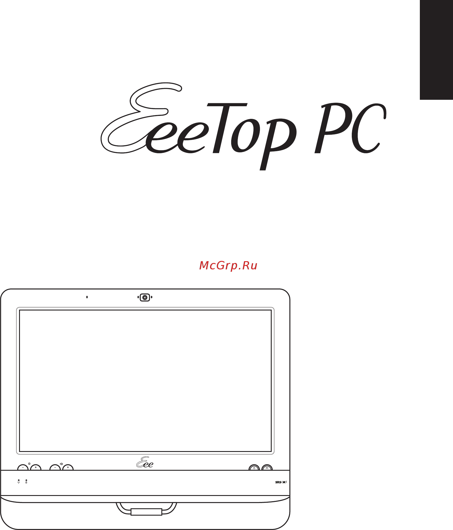 Asus EEETOP PC ET1610PT Инструкция по эксплуатации онлайн