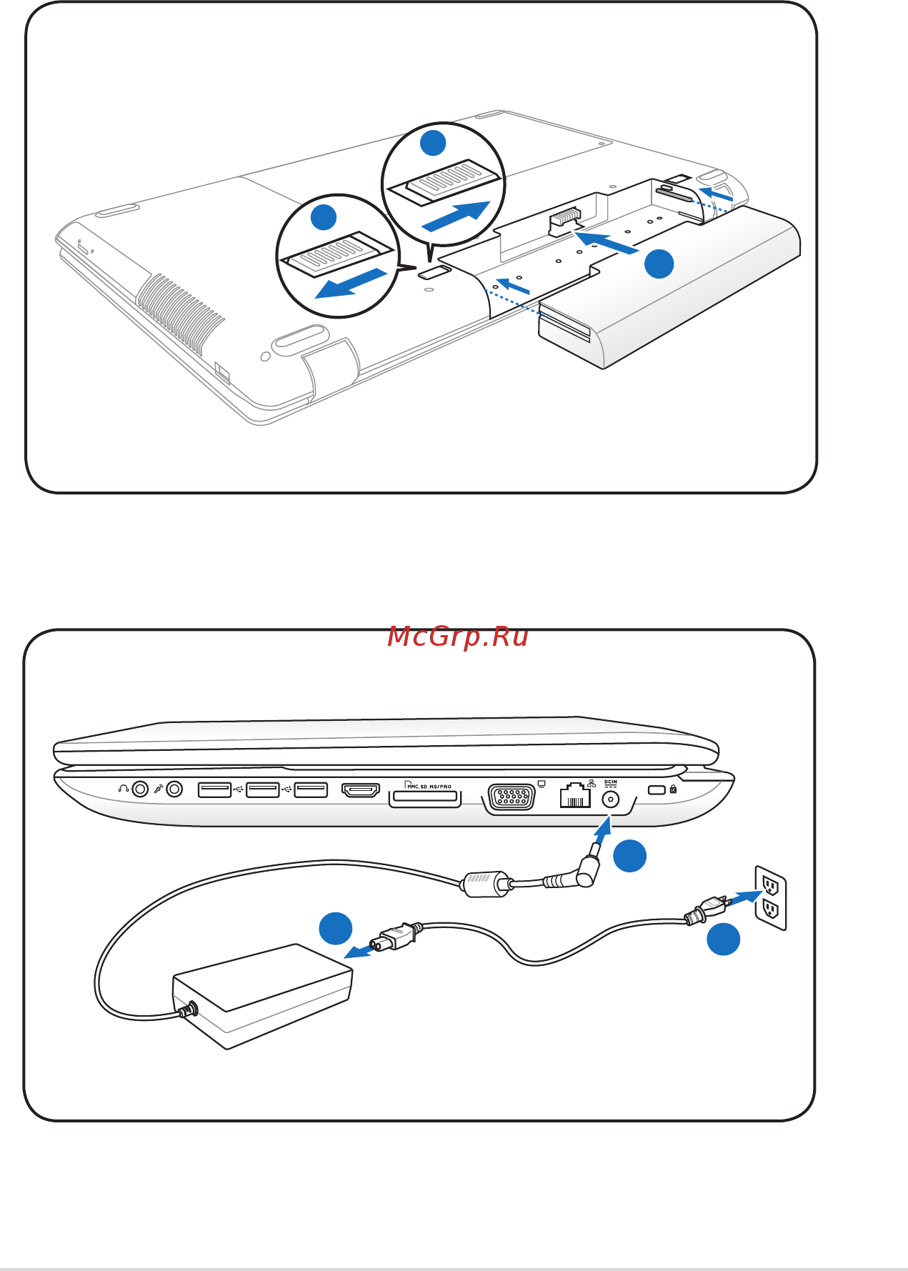 Asus K73SM [11/117] Подготовка ноутбука