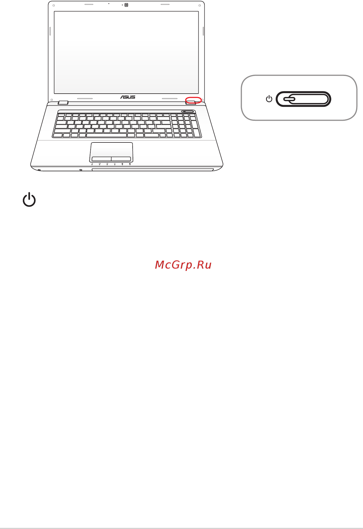 Asus K73SM [46/117] Кнопки и индикаторы