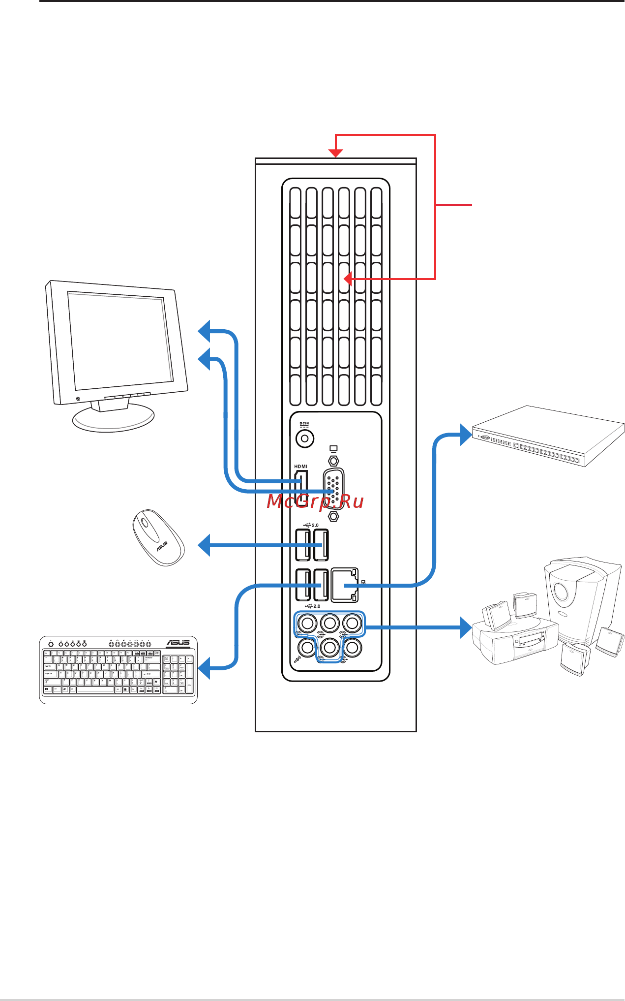 Asus ESSENTIO CS5110 [12/26] Установка desktop