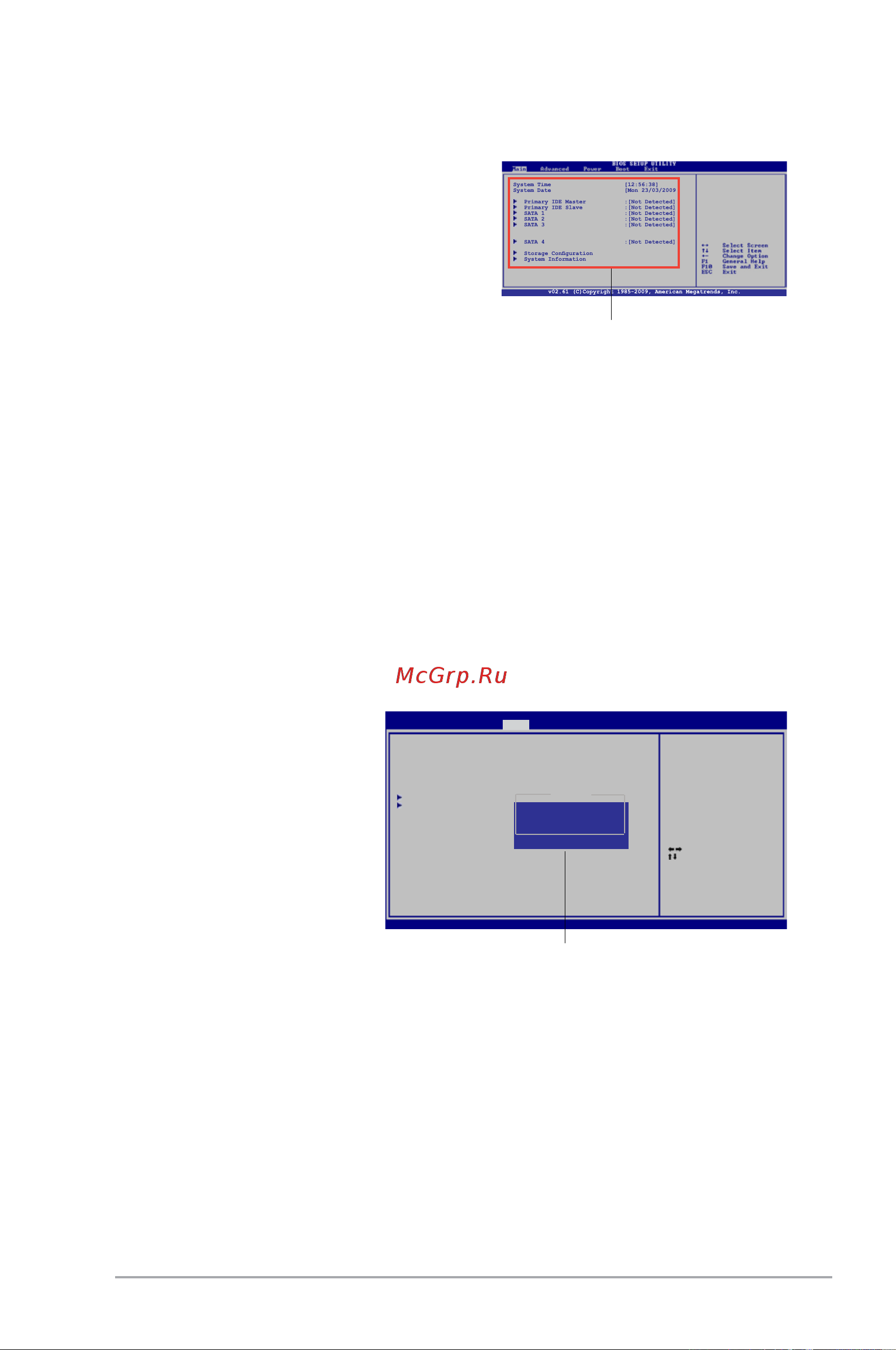 Asus V7-M4A3000E [63/85] Menu items