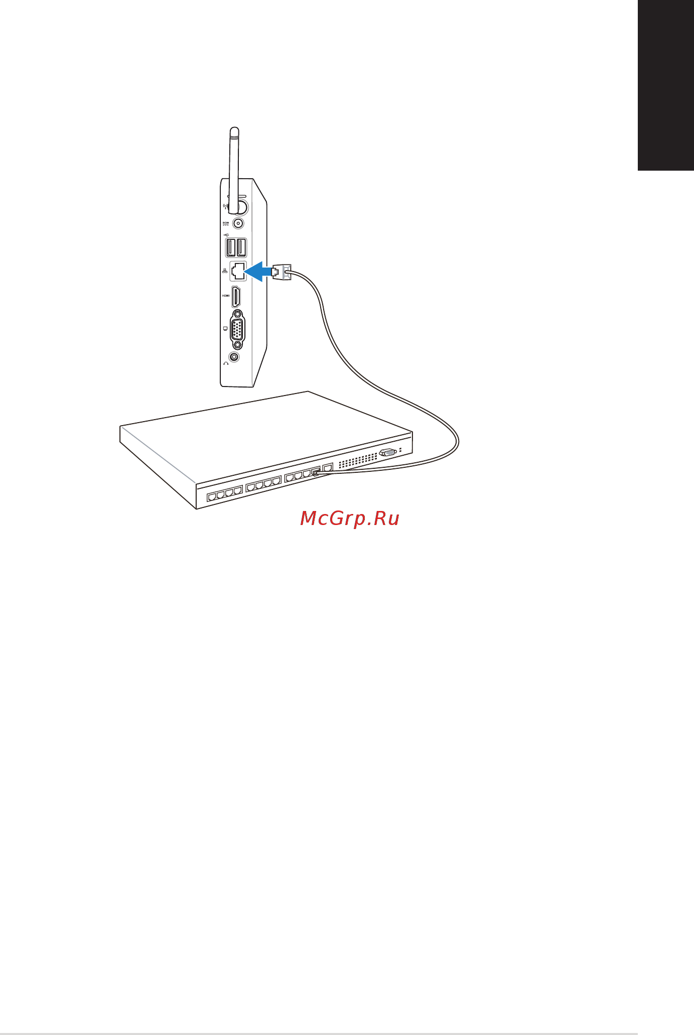 Asus EEEBOX PC EB1012 [29/93] Connecting to a network device