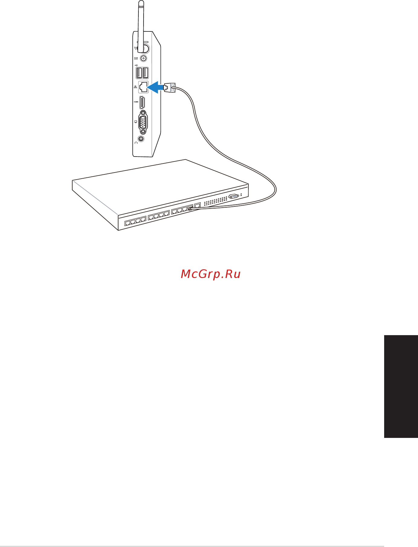 Asus EEEBOX PC EB1012U [215/325] Aansluiten op een netwerkapparaat