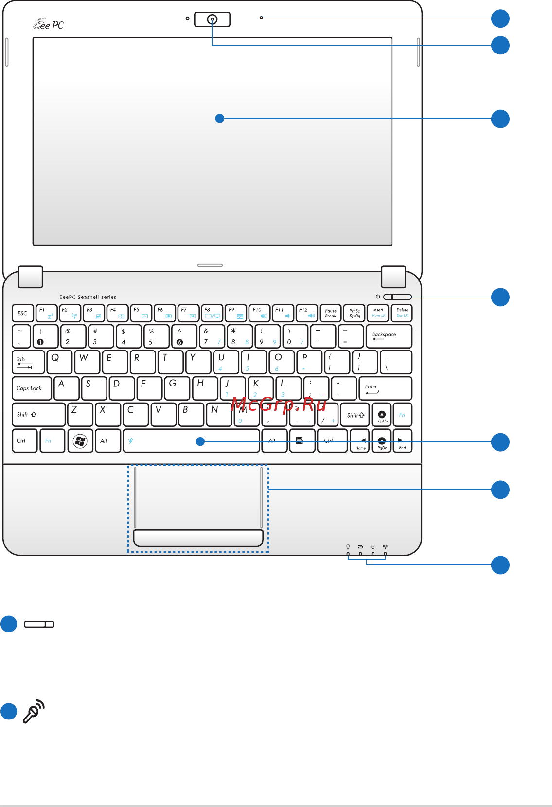 Asus EEE PC 1015PEM Инструкция по эксплуатации онлайн [11/66] 107941