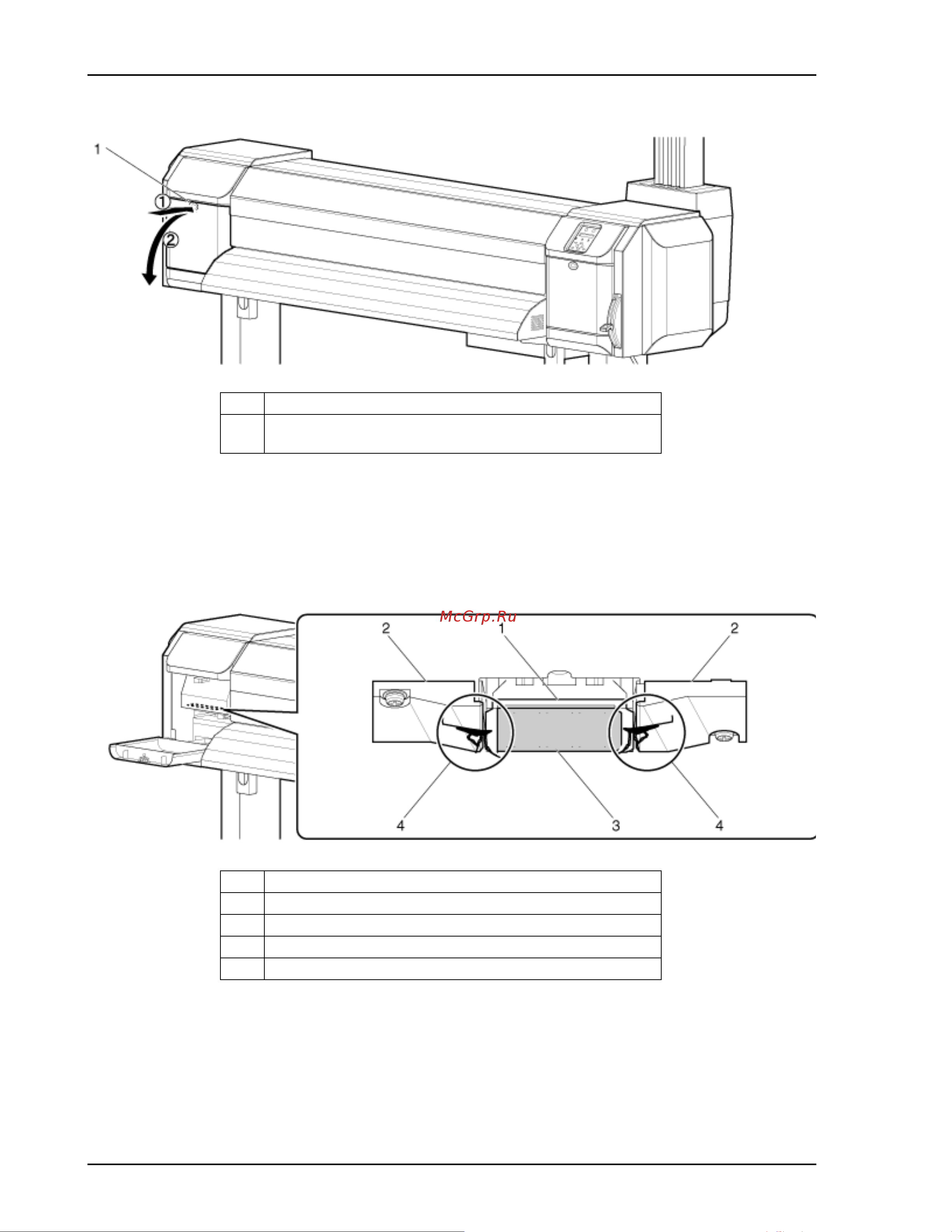 Xerox 8254E [222/240] Откройте левую технологическую крышку