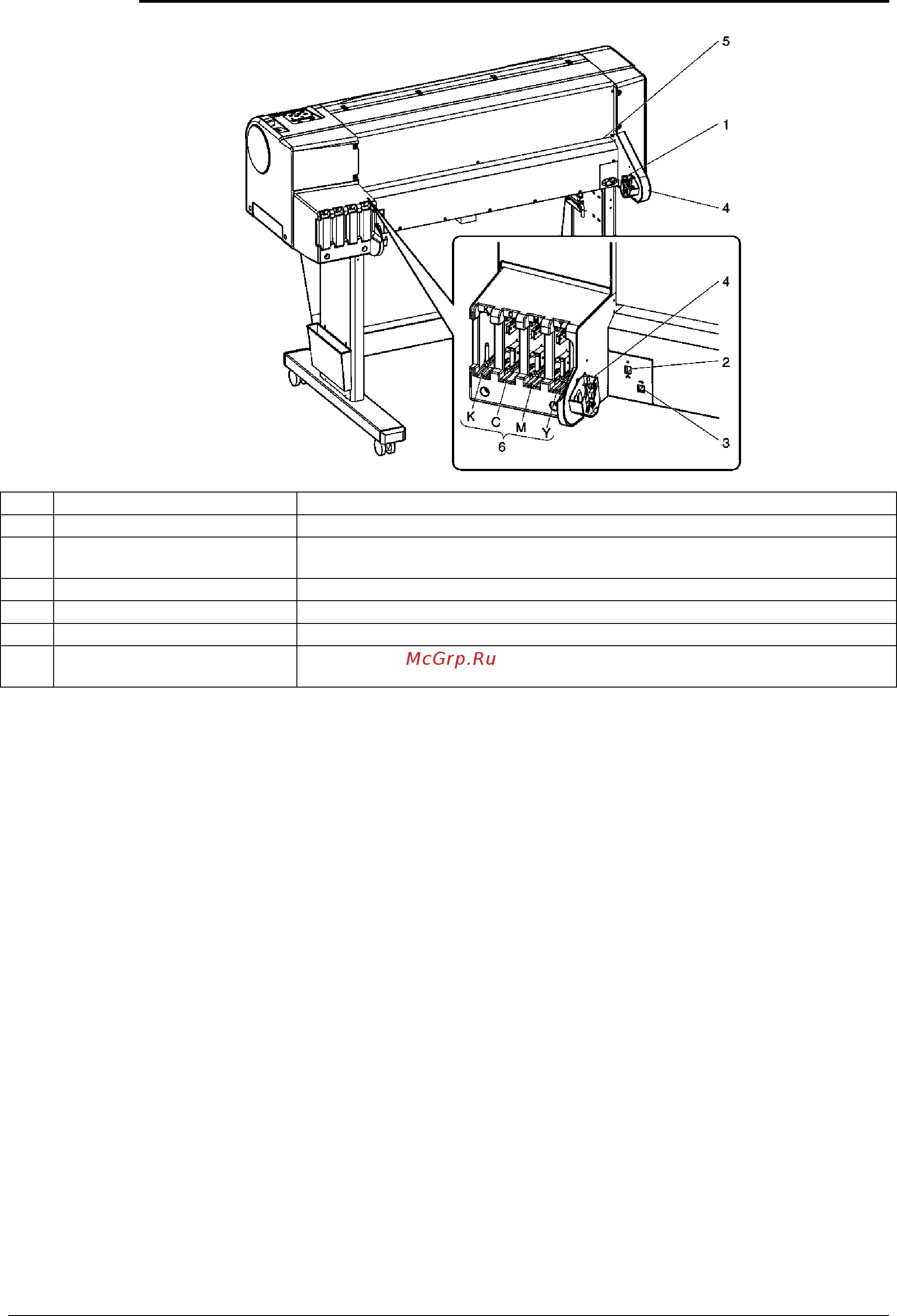 Xerox 7142 COLOR WIDE FORMAT [23/160] Задняя часть rj 901c