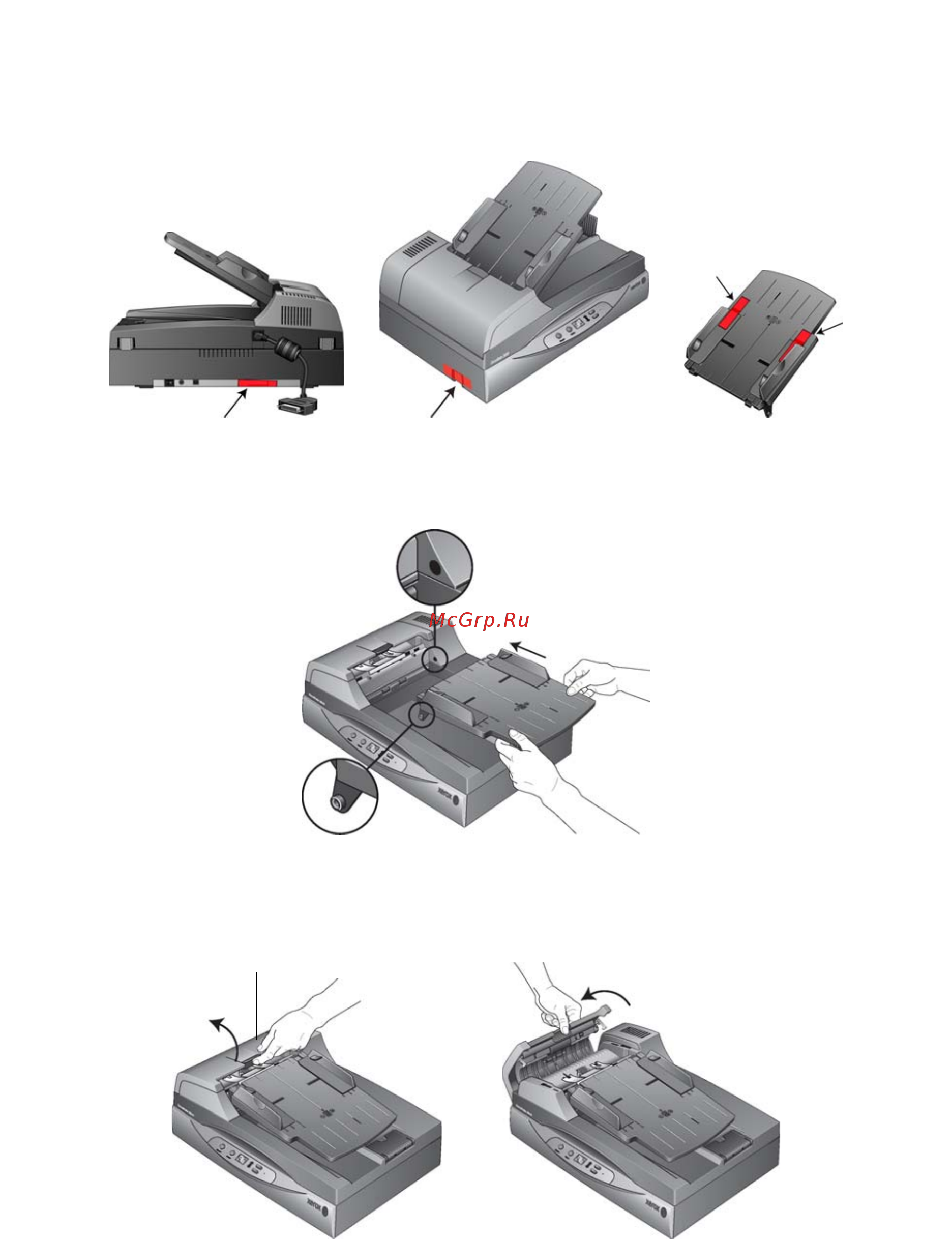 Xerox DOCUMATE 3640 [13/126] Сборка сканера