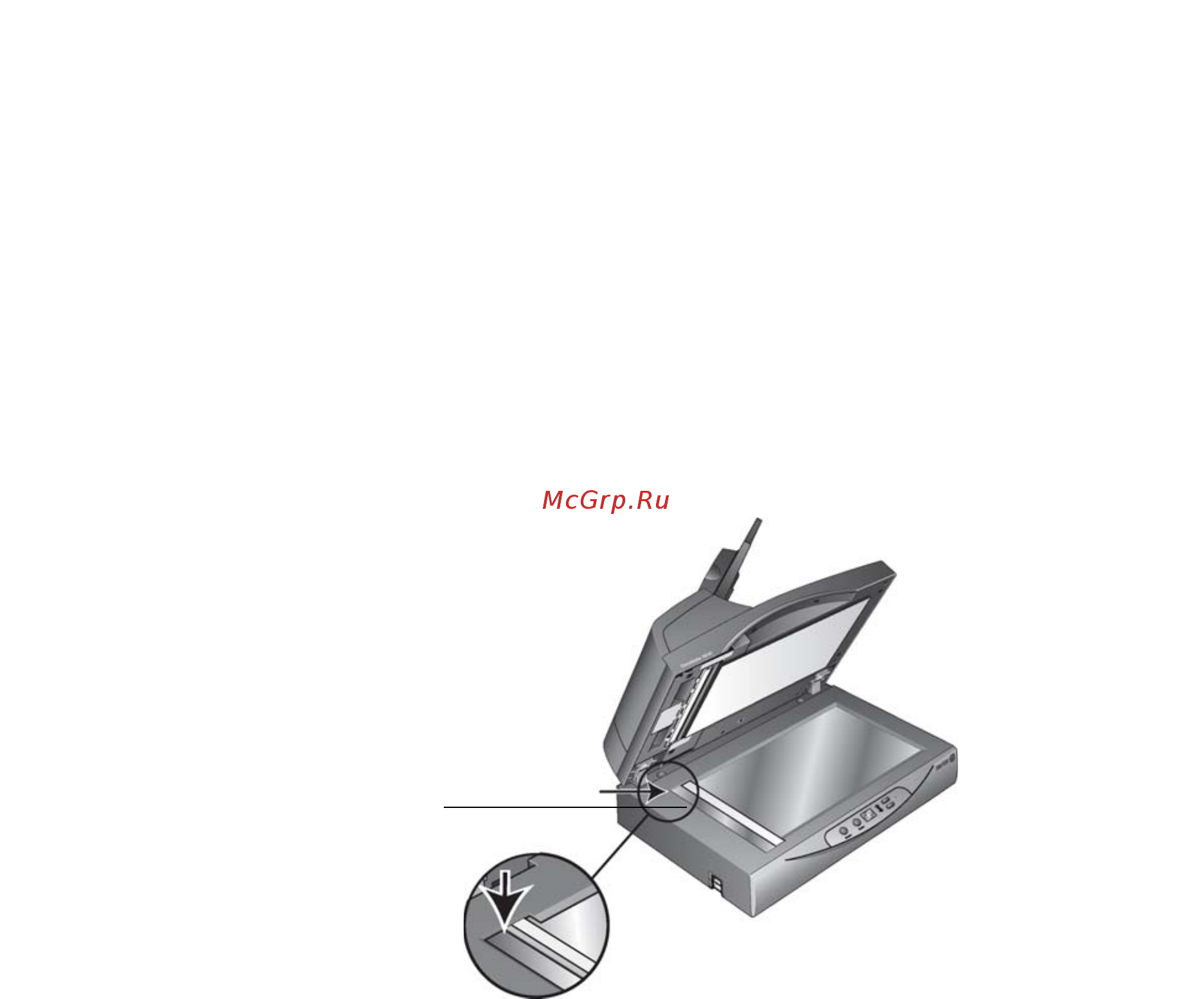 Xerox DOCUMATE 3640 [93/126] Очистка стекла сканера