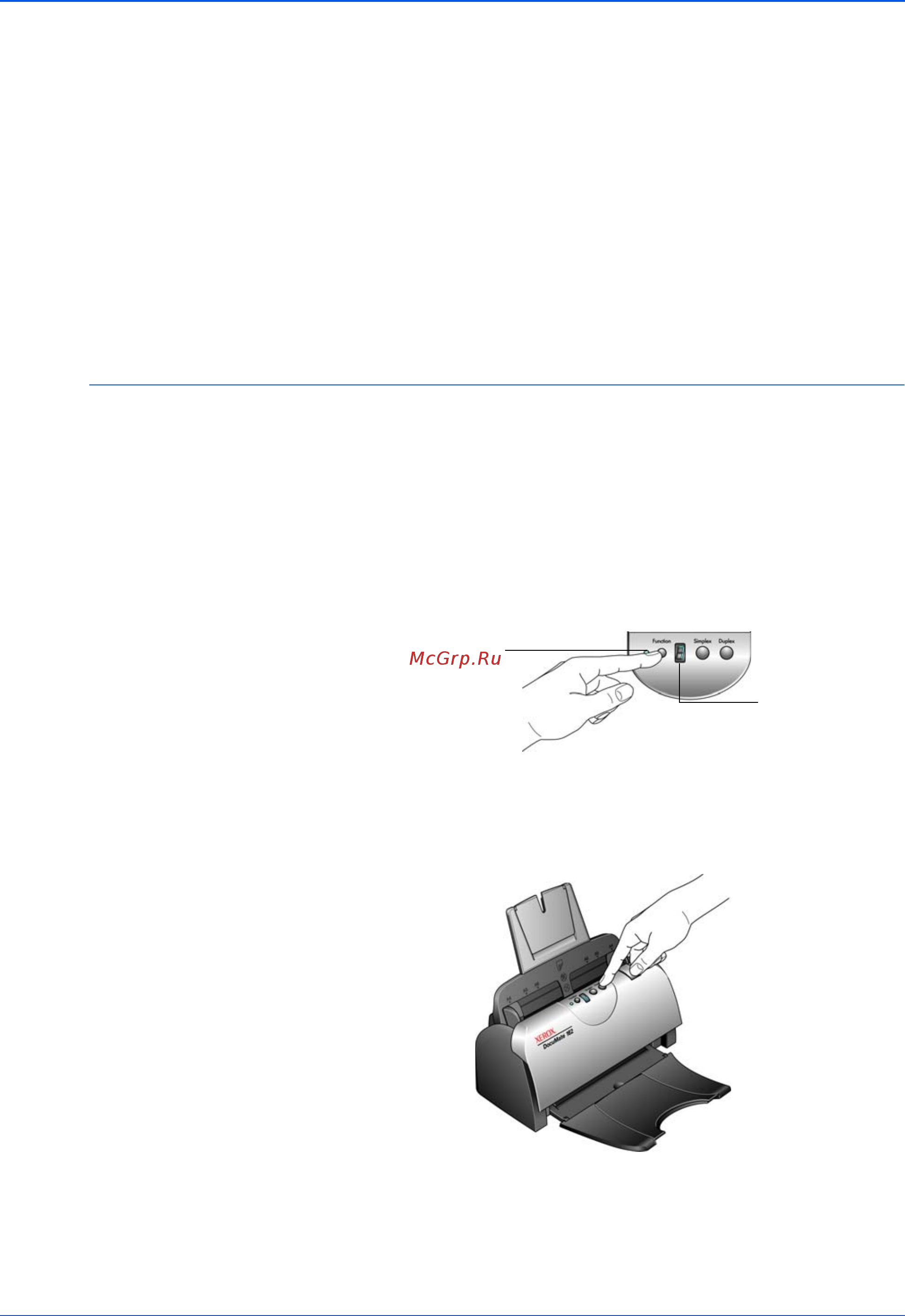 Xerox DOCUMATE 162 [26/102] Сканирование с помощью кнопок сканера one touch