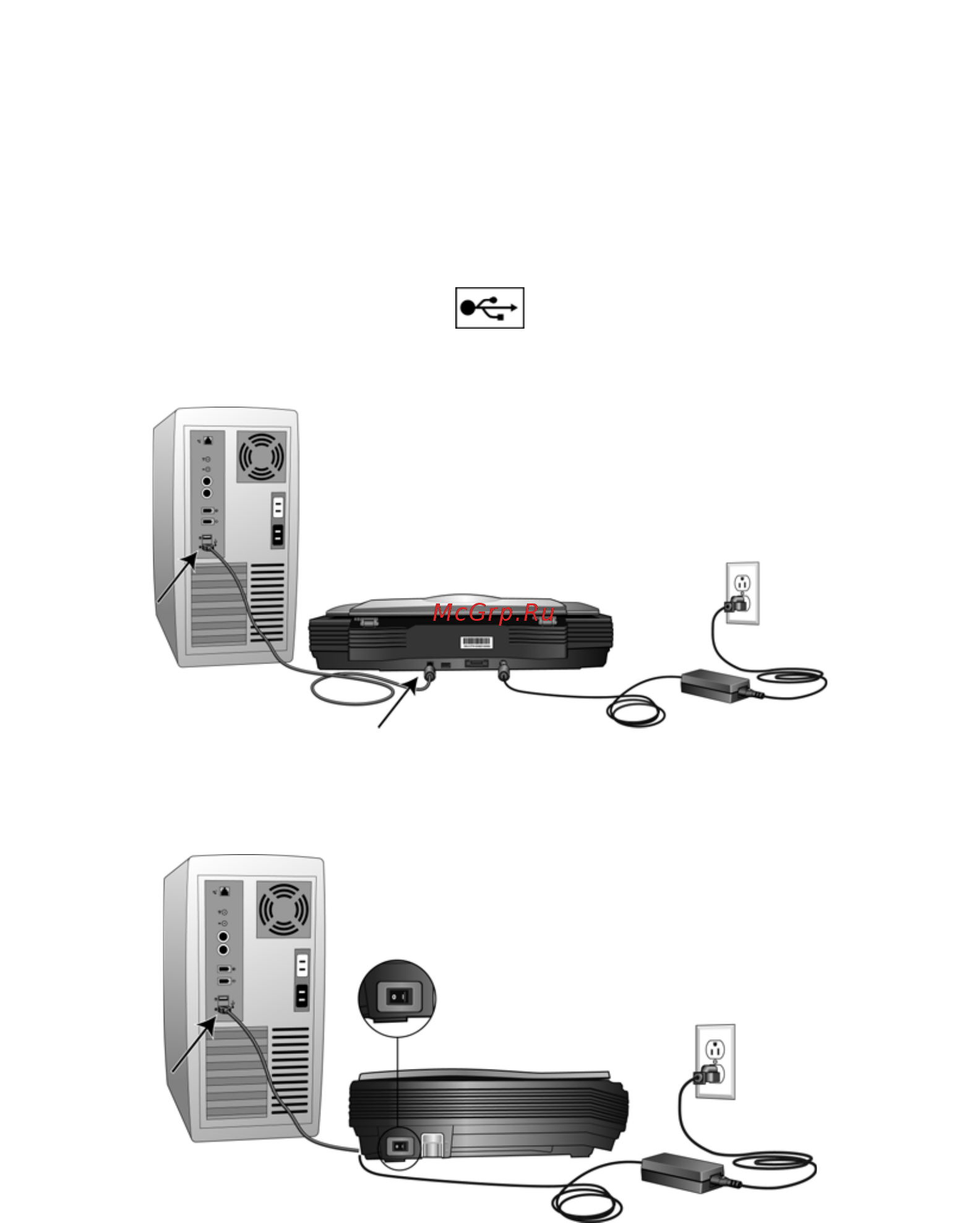 Xerox DOCUMATE 700 [16/96] Подключение кабеля usb и включение питания