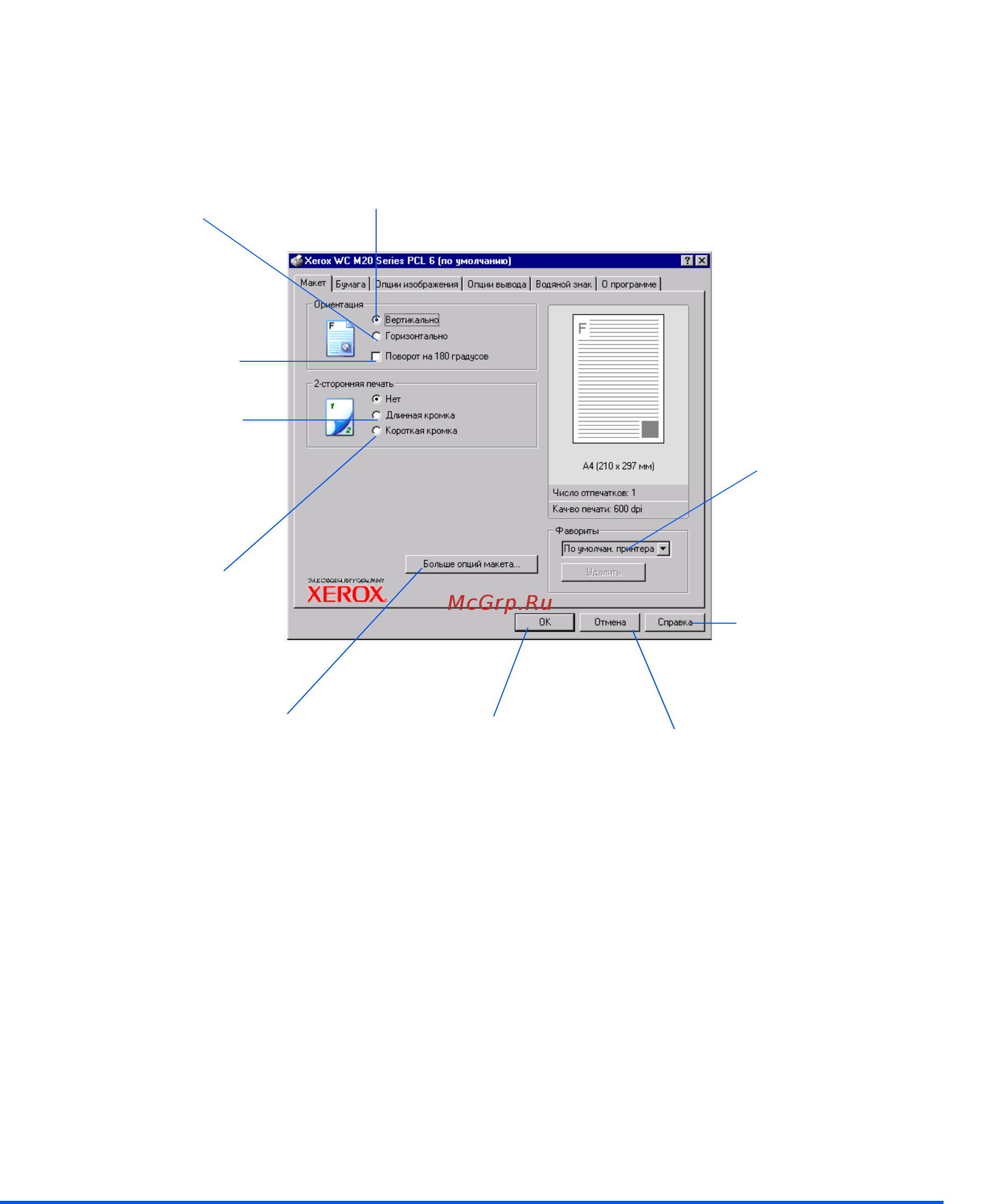 Xerox WORKCENTRE M20I [129/220] Печать