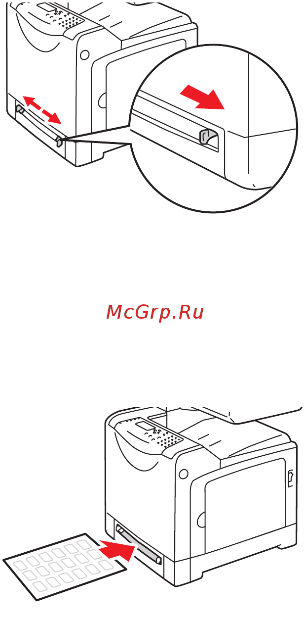 Xerox PHASER 6128MFP [65/196] Печать на наклейках из лотка для ручной подачи