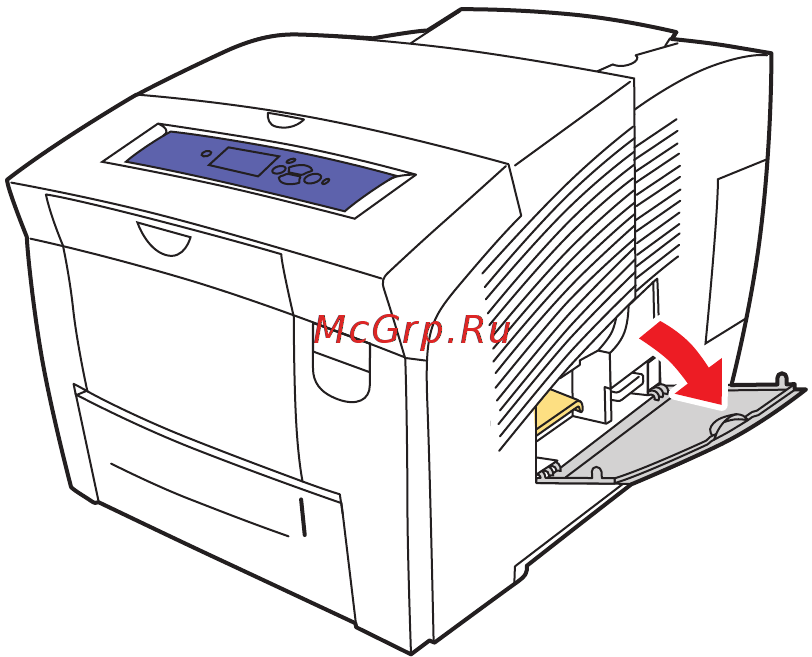 Xerox PHASER 8860MFP [107/162] Очистка лотка для отходов