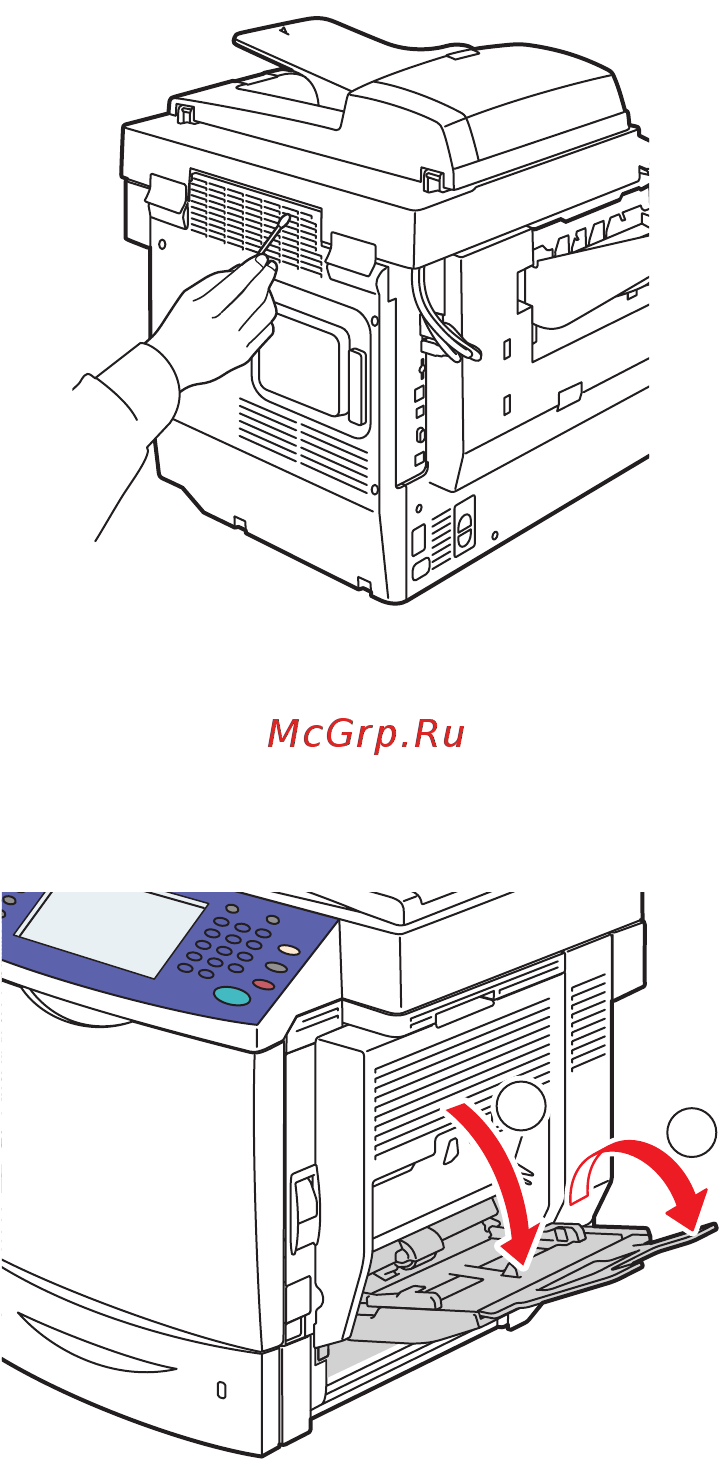 Xerox WORKCENTRE 6400 [173/265] Чистка ролика подачи материалов лоток 1